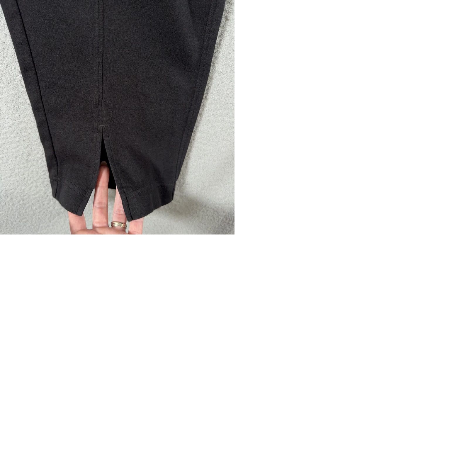 Vintage Pact Airplane Tapered Leg Pants Womens XL Black Ankle Organic Cotton Pull On Size 40" / US 18 - 9 Thumbnail
