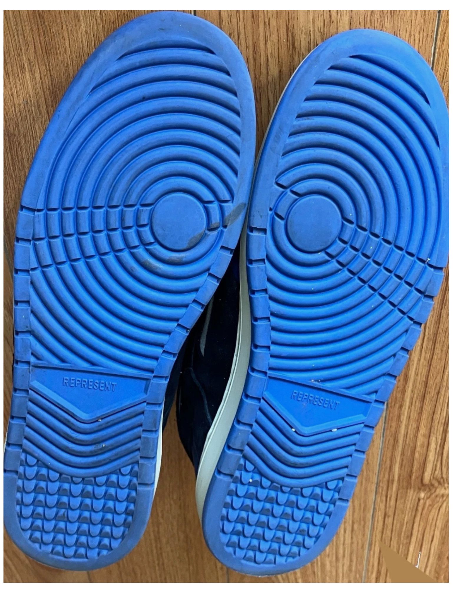 Represent Clo. Represent Apex Sneakers Cobalt/Black/White Leather US11UK10 Size US 11 / EU 44 - 6 Thumbnail