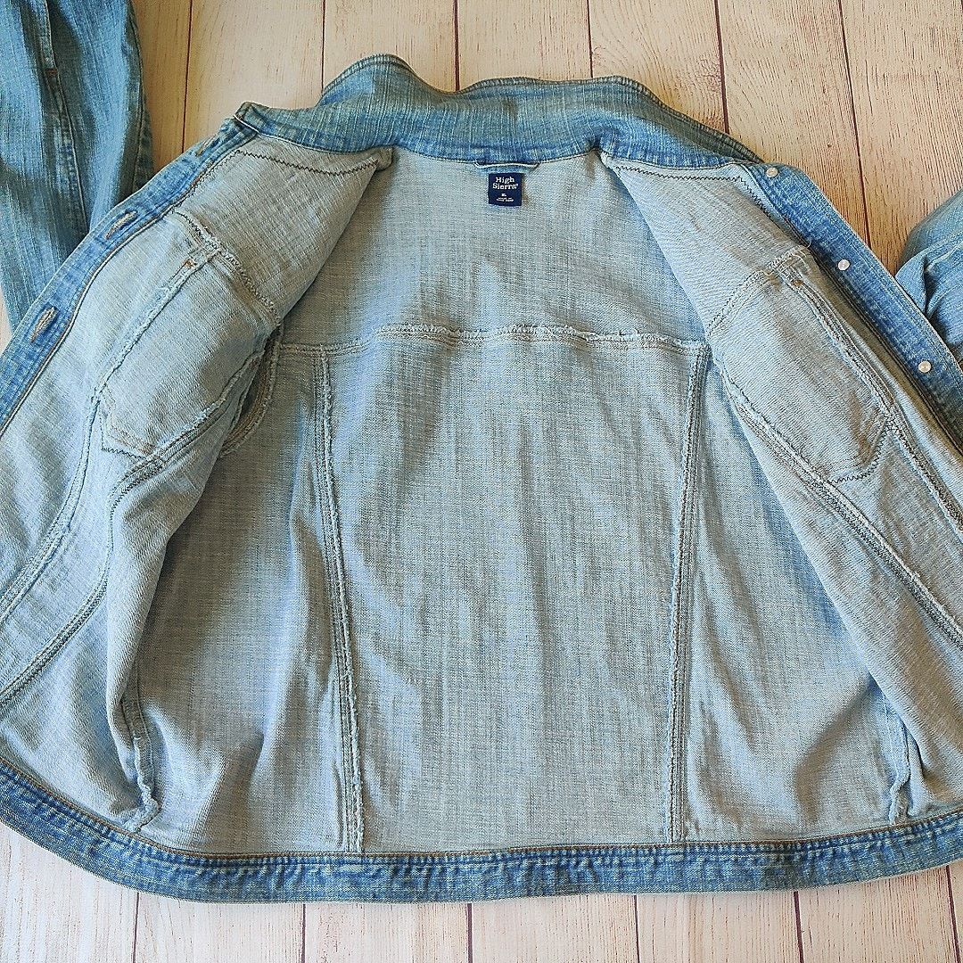 Vintage Vintage High Sierra stars & stripes flag denim jacket sz XL Size XL / US 12-14 / IT 48-50 - 7 Thumbnail