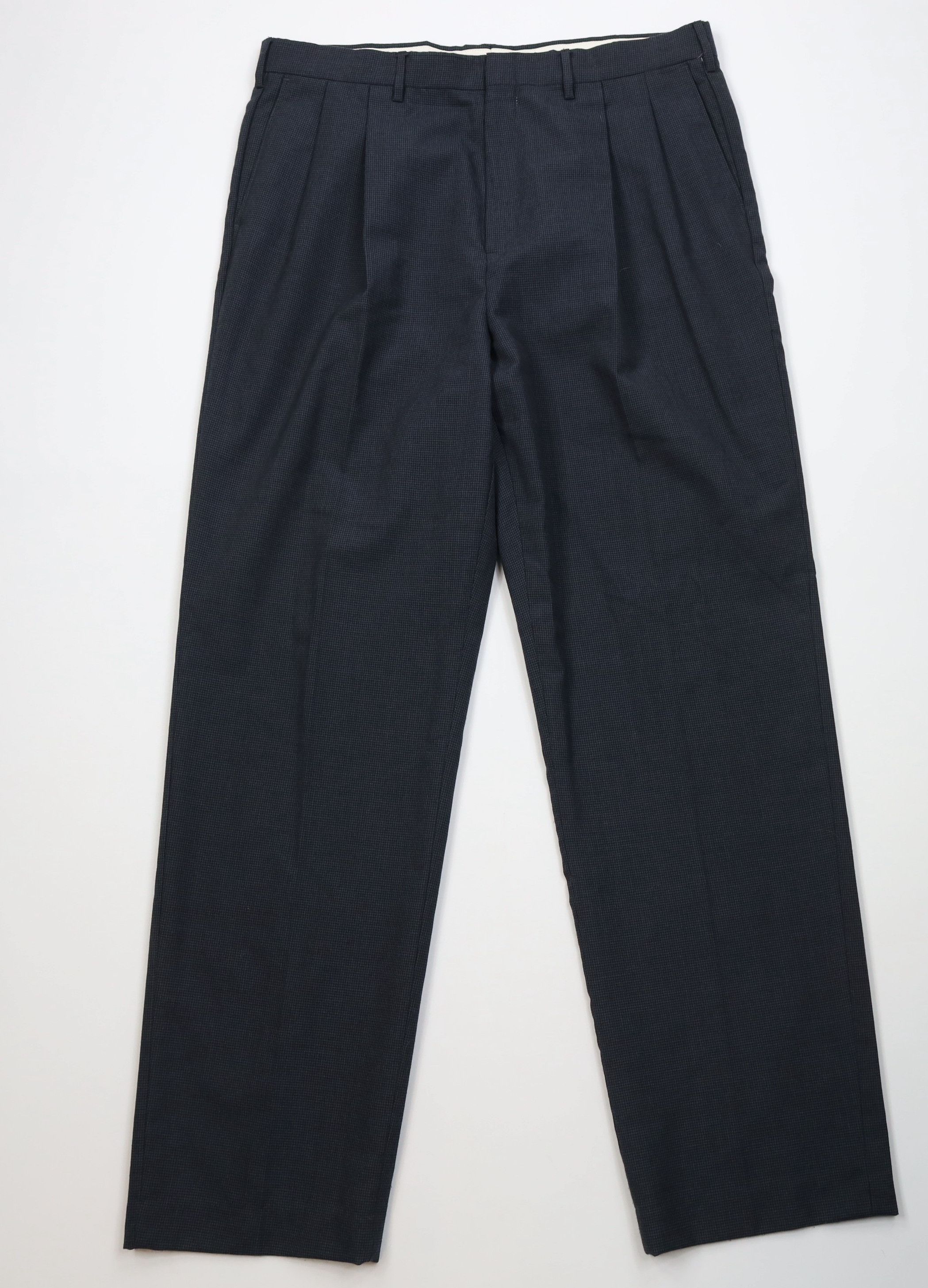 Vintage Vintage 70s Streetwear Houndstooth Wide Leg Chino Pants Size US 38 / EU 54 - 1 Thumbnail