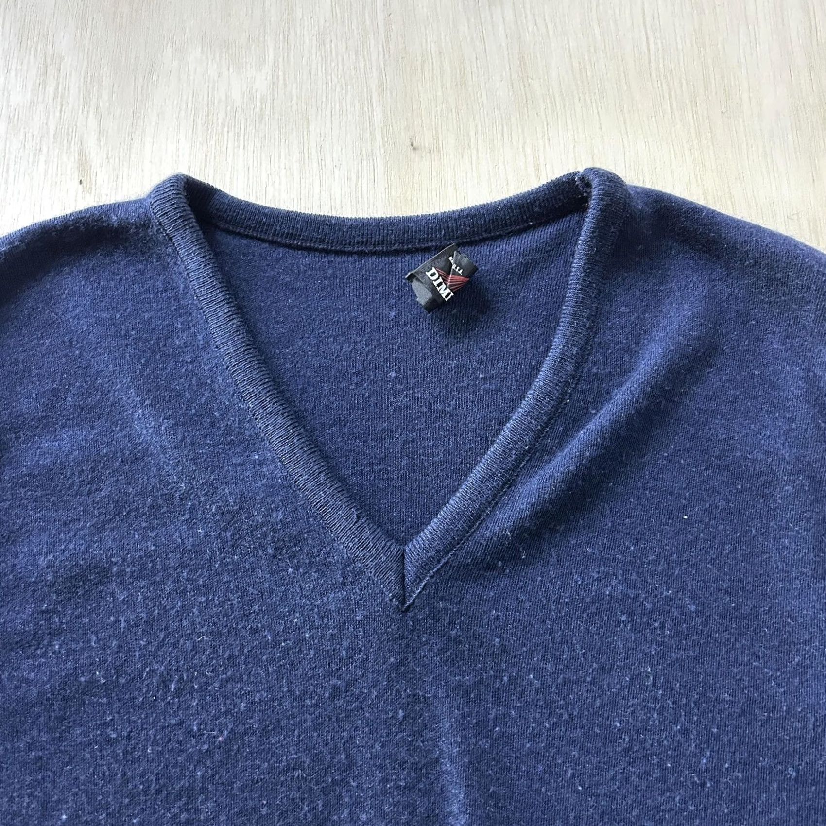 Vintage VINTAGE Dimension by Milford Sweater Vest Mens M Blue V-Neck Knit Made USA Size US M / EU 48-50 / 2 - 2 Thumbnail