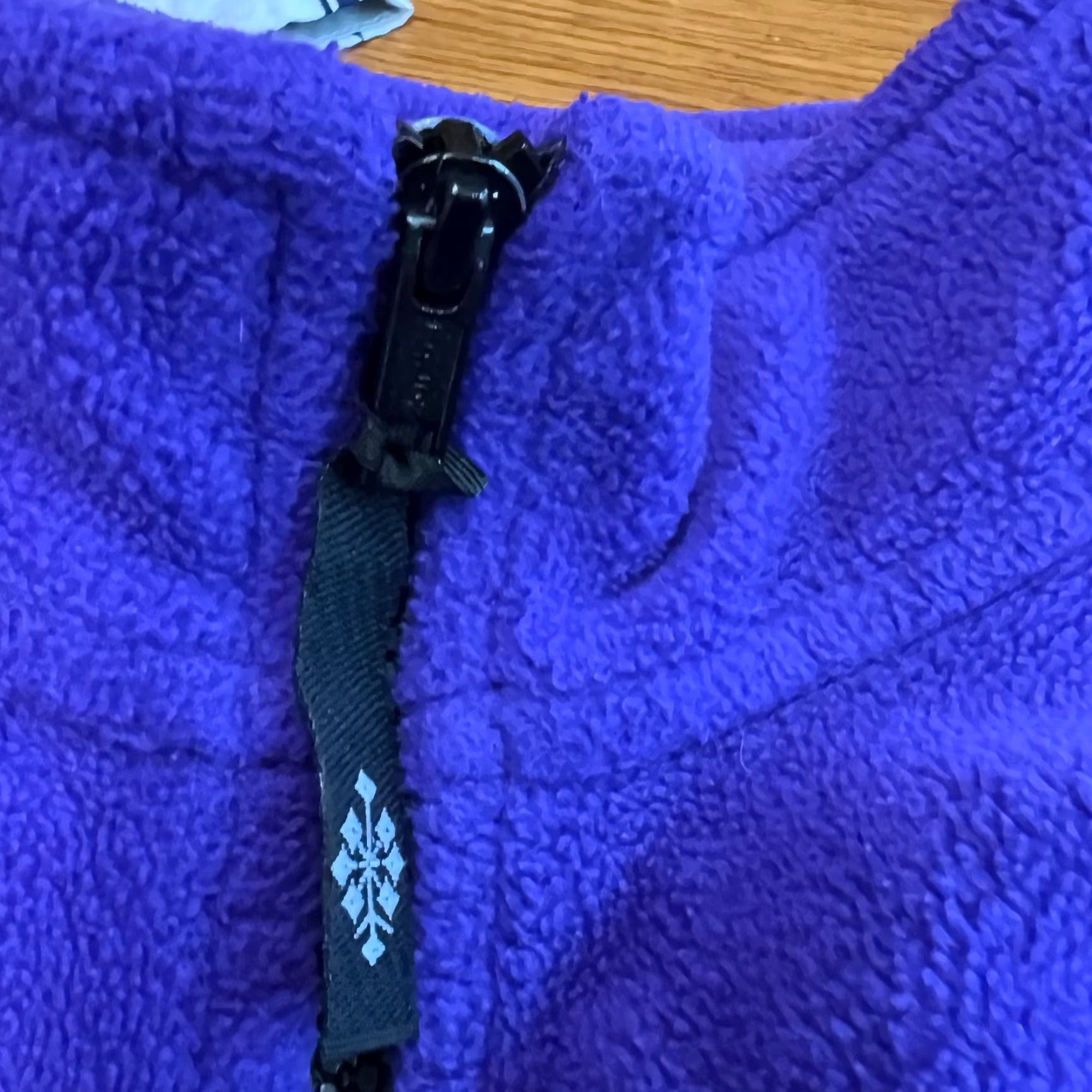 Vintage VINTAGE Alpine Tek By Palmettos Womens Fleece Mock Neck Sleeveless Blue Vest Size L Size L / US 10 / IT 46 - 4 Thumbnail