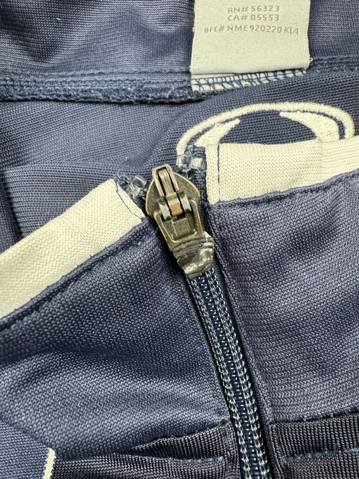 Other Vintage 00s Nike pinstripe full zip track jacket boxy baggy Size US XL / EU 56 / 4 - 8 Thumbnail