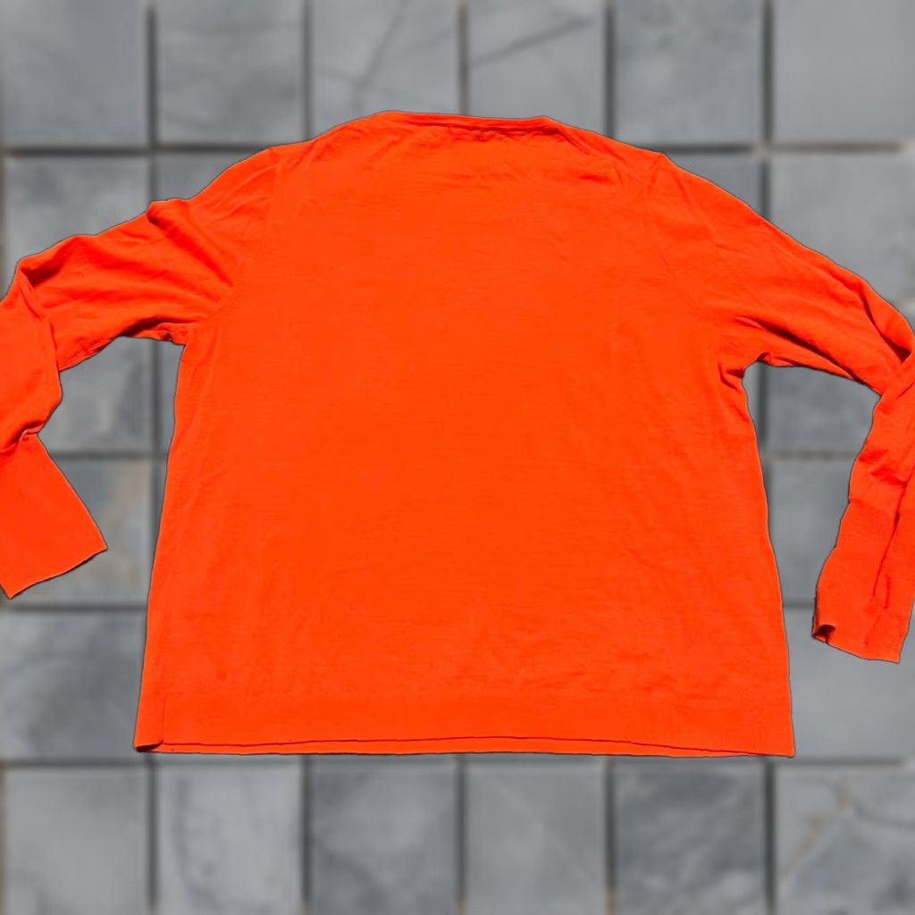 J.Crew J.Crew Halle Sweater Women XL Orange 100% Merino Wool Crew Neck Pullover Size XL / US 12-14 / IT 48-50 - 1 Thumbnail