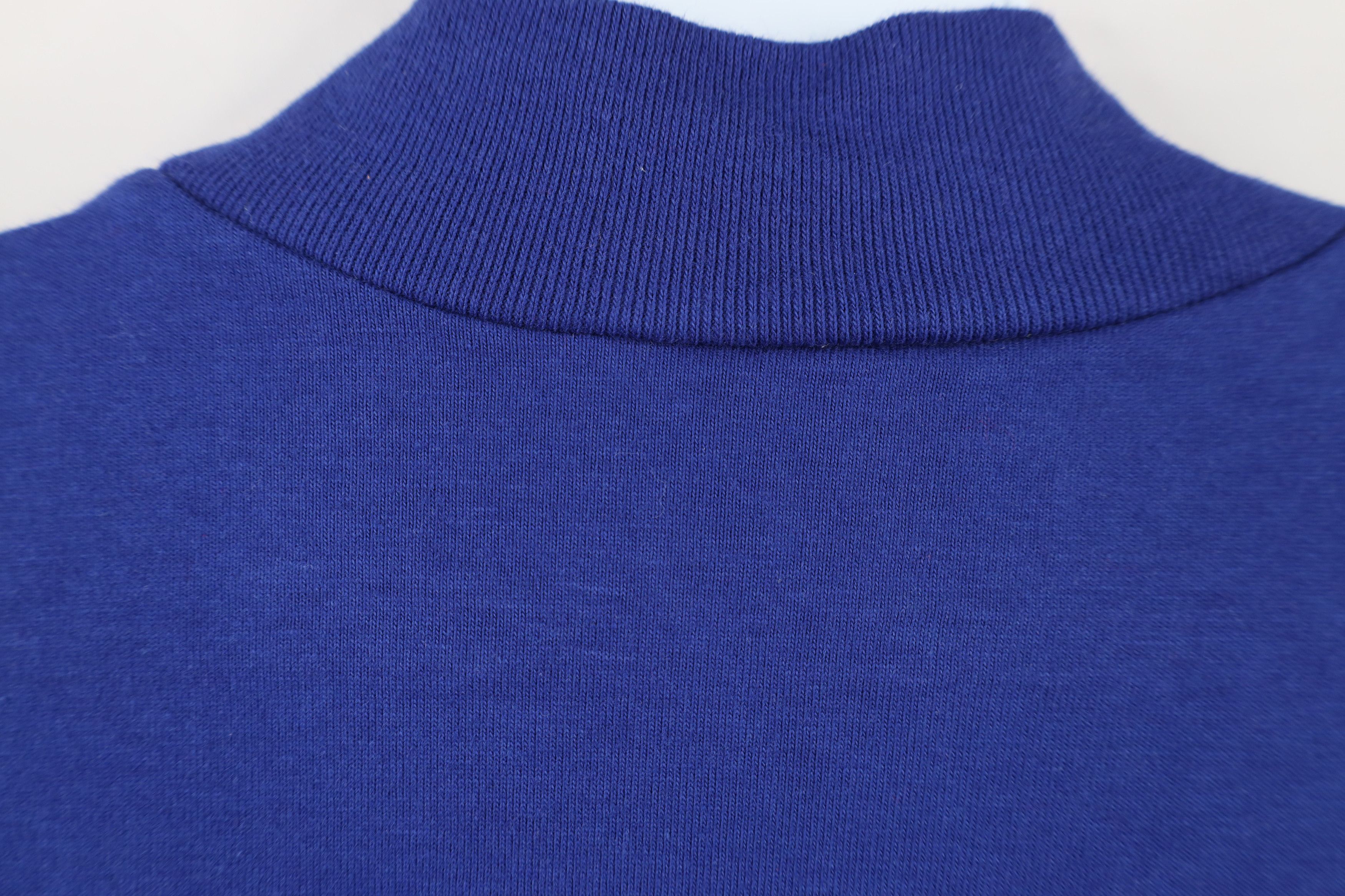 Lands' End × Vintage Vintage 90s Lands End Mock Neck Long Sleeve T-Shirt Blue USA Size US L / EU 52-54 / 3 - 8 Thumbnail