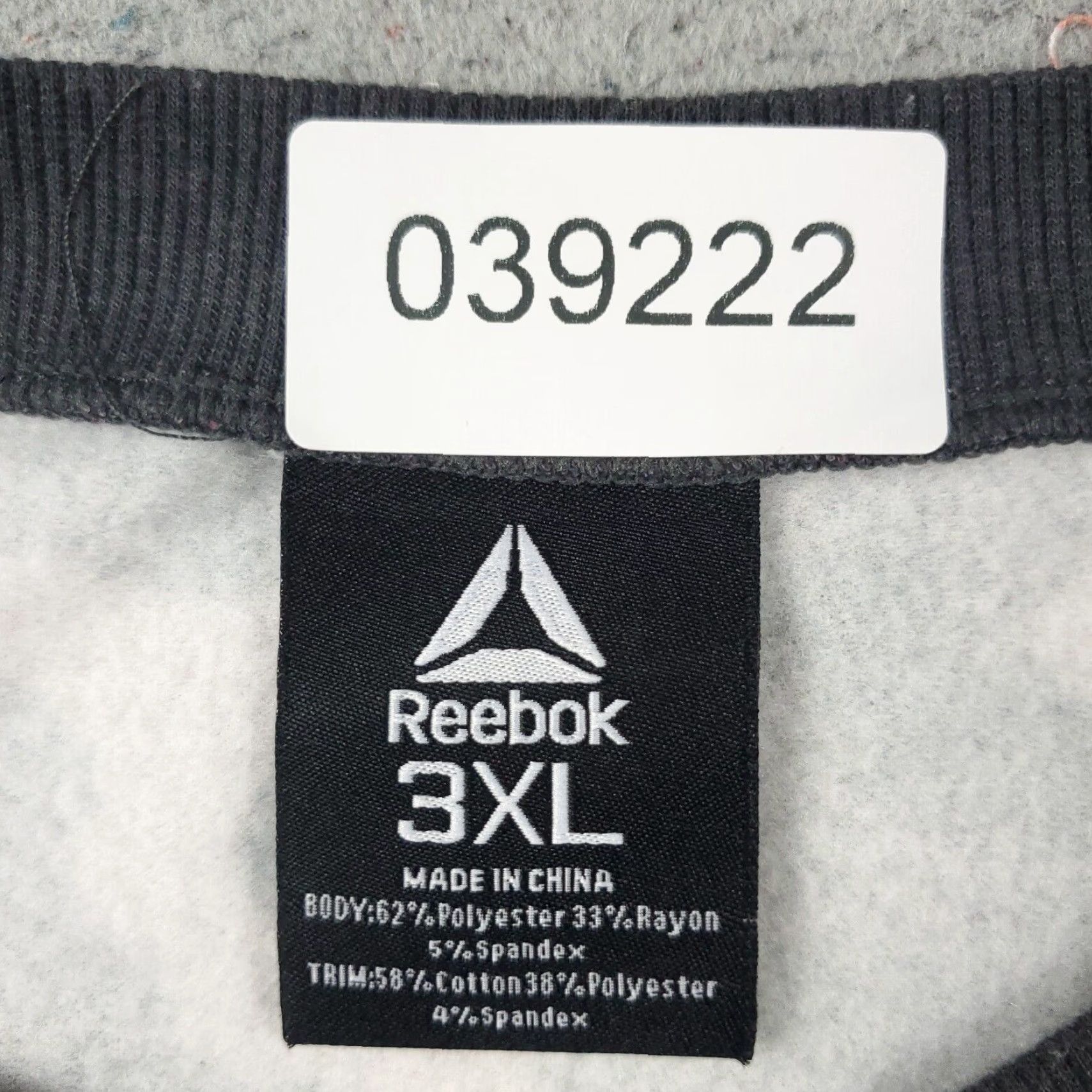 Reebok Reebok Womens Sweater Pullover 3XL Camouflage Gray Casual All Seasons Ladies Size XXL / US 16-18 / IT 52-54 - 8 Thumbnail