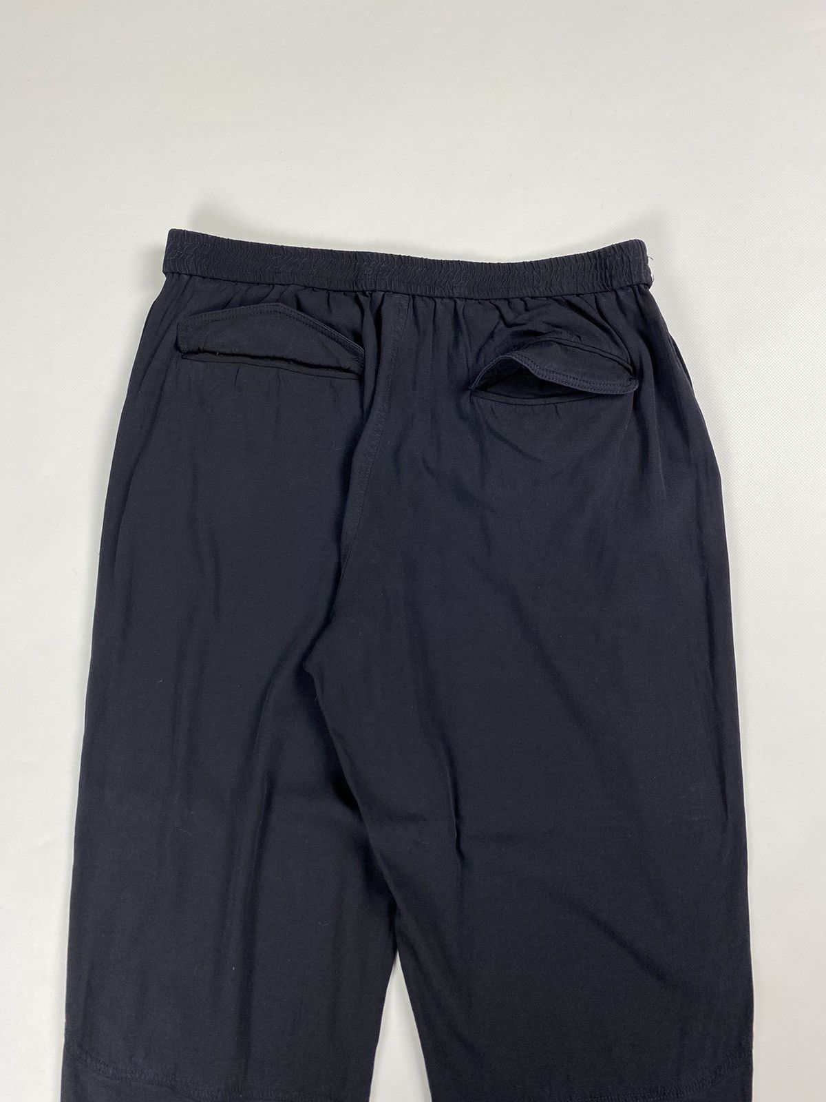 Designer × Helmut Lang Helmut Lang ladies viscose cropped pants trousers size ~ M Size 28" / US 6 / IT 42 - 18 Thumbnail