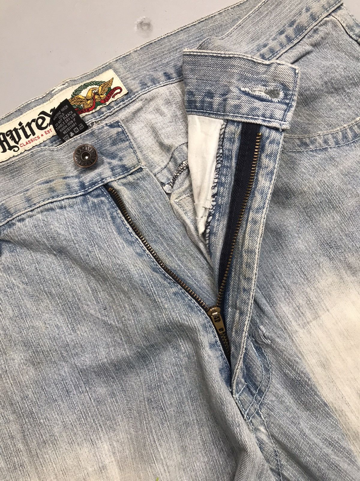 Avirex Vintage avirex faded denim Size US 42 / EU 58 - 6 Thumbnail