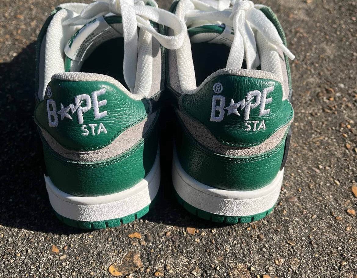 Bape Green & Black Sk8sta Size US 9.5 / EU 42-43 - 4 Thumbnail