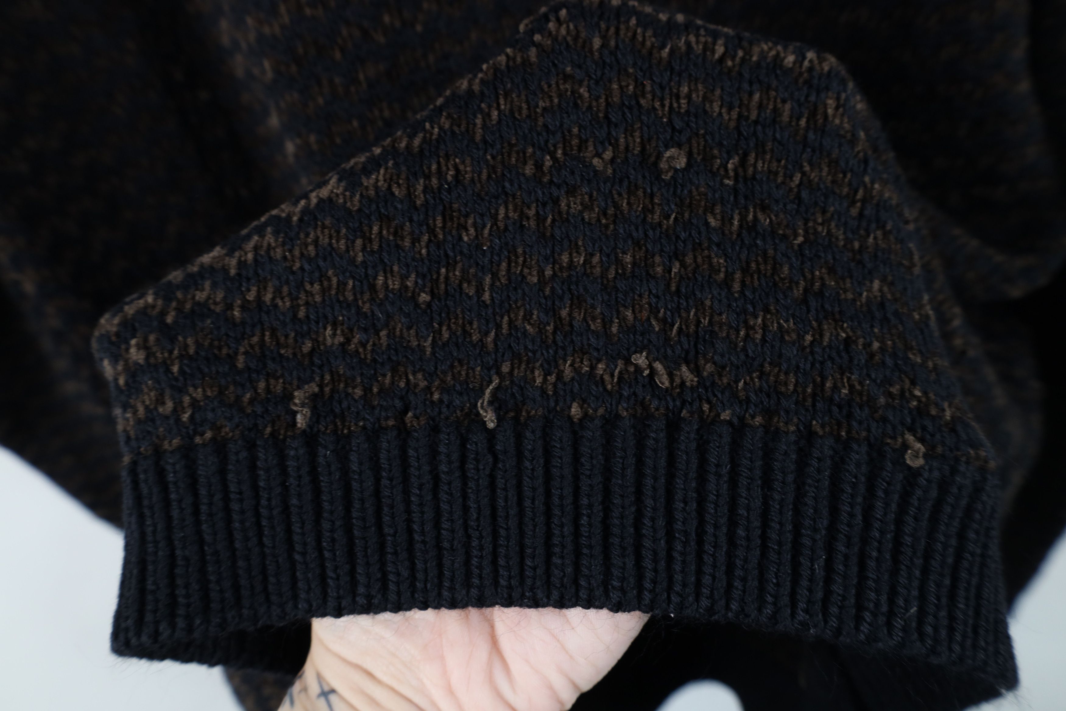 Vintage Vintage 90s Streetwear Fleece Knit Half Zip Collared Sweater Size US L / EU 52-54 / 3 - 12 Thumbnail