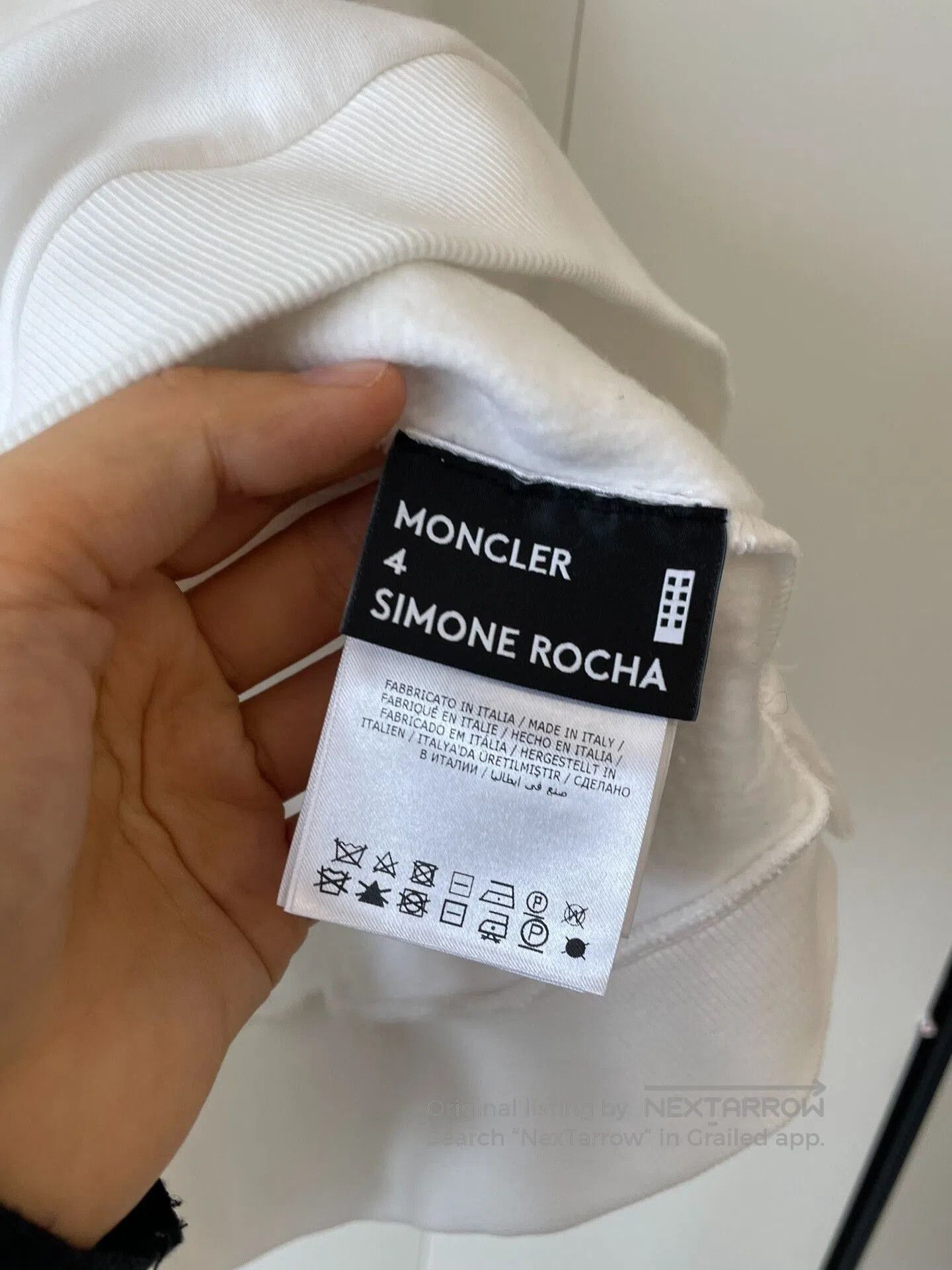 Simone Rocha Moncler x SimoneRocha Collaboration Sweatshirt. Size S / US 4 / IT 40 - 5 Thumbnail