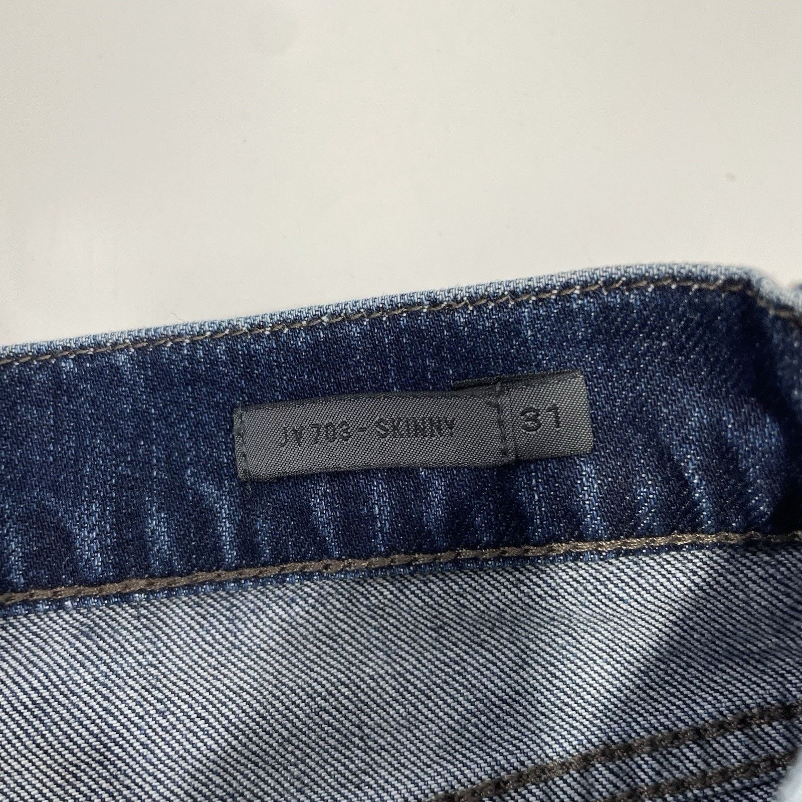 John Varvatos John Varvatos Jeans Men’s 31x28 Blue 703 Skinny Fit Denim Size US 31 - 6 Thumbnail