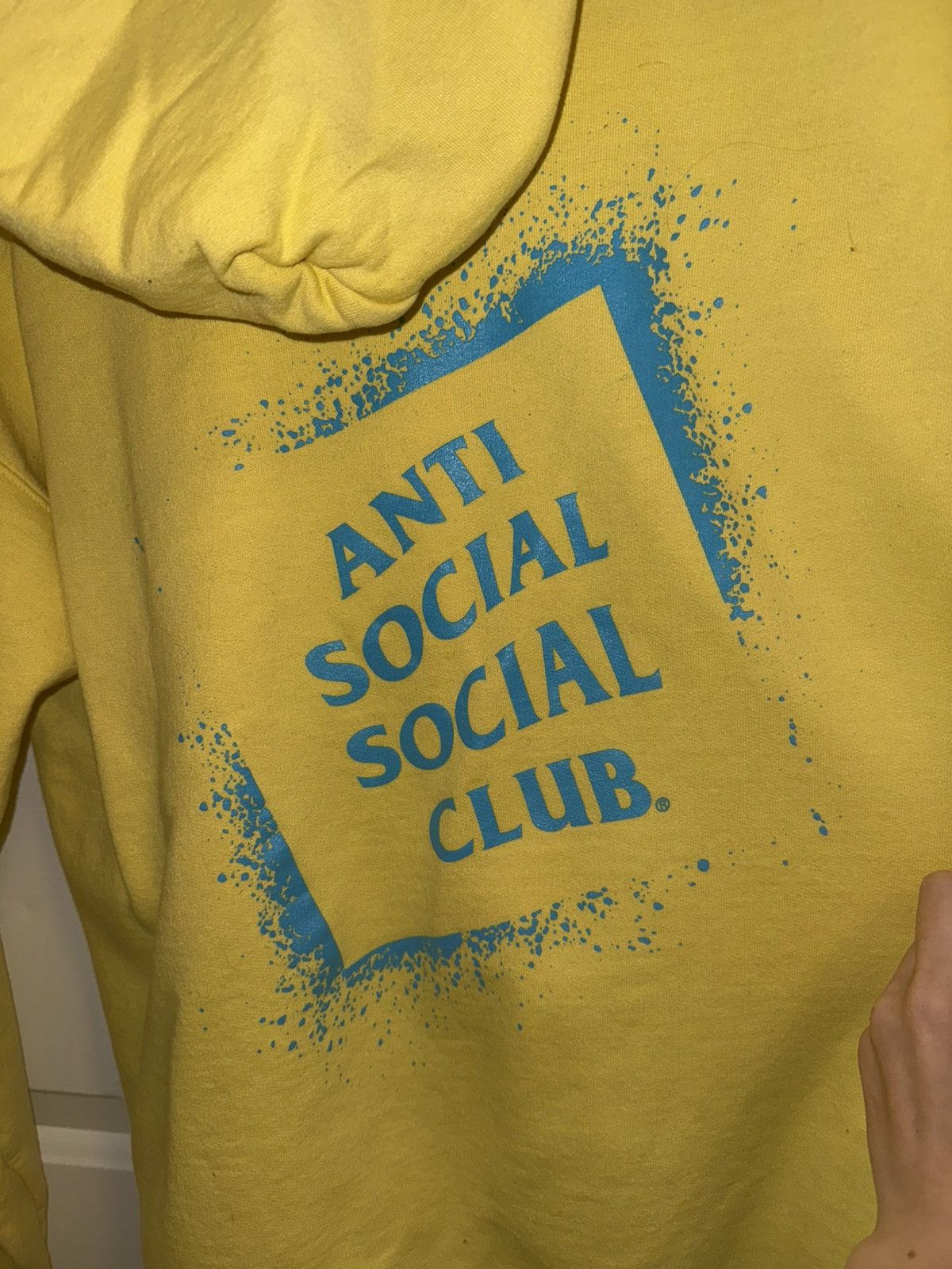 Anti Social Social Club Anti Social Social Club Hoodie (Yellow, Size L) Size L / US 10 / IT 46 - 5 Thumbnail