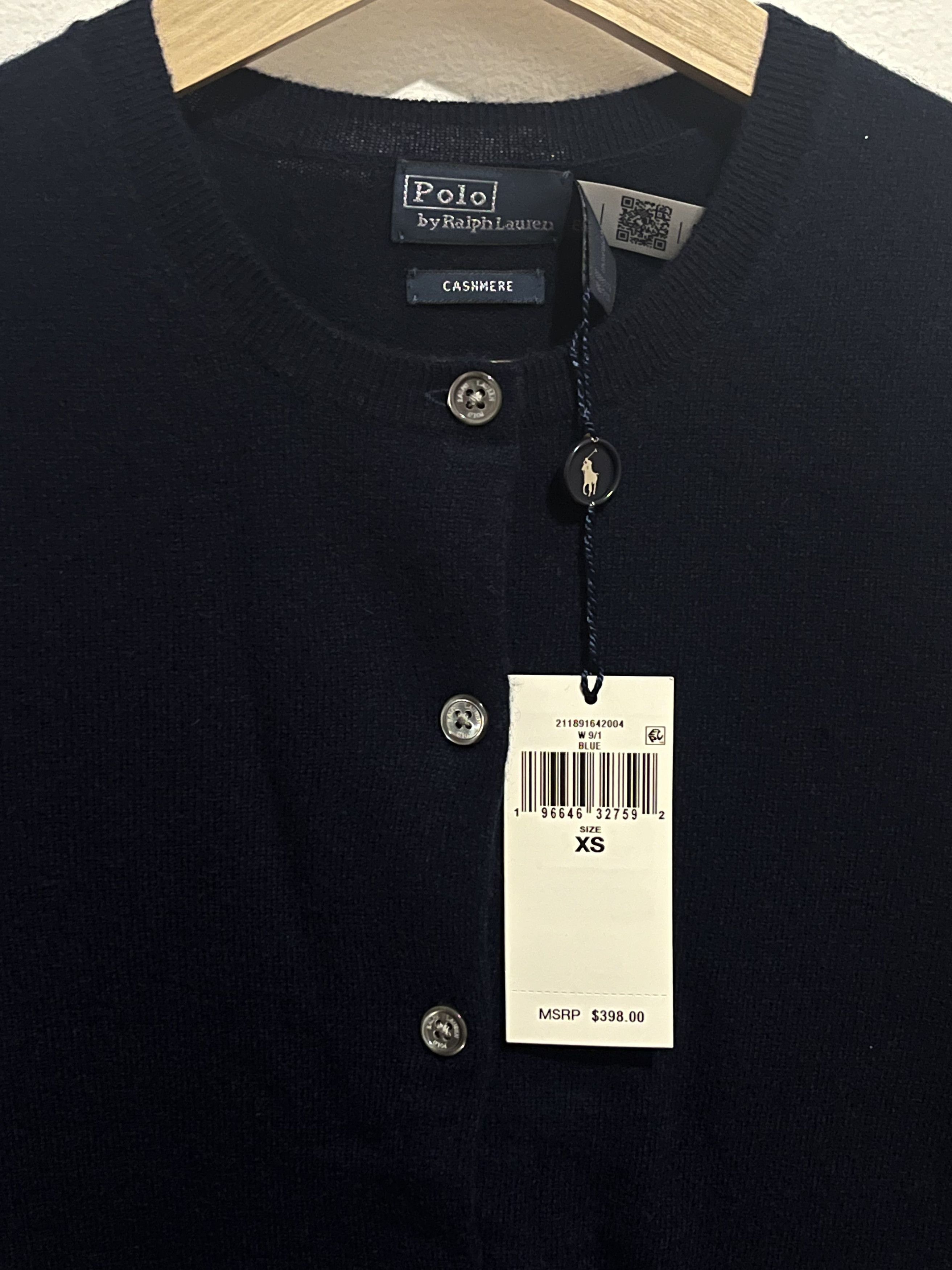 Polo Ralph Lauren Ralph Lauren Women's Cashmere Crewneck Cardigan Size XS / US 0-2 / IT 36-38 - 2 Thumbnail