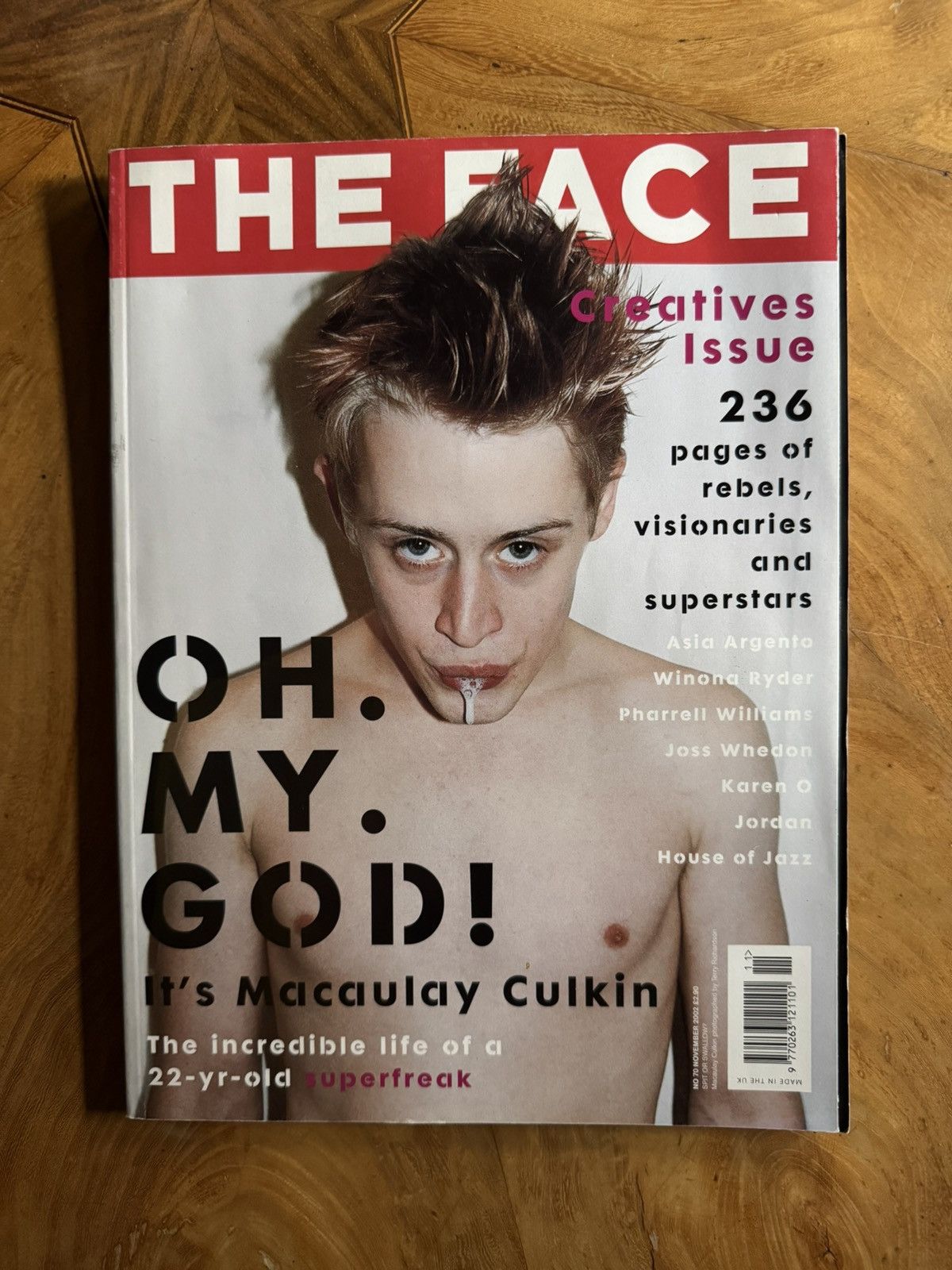Other The Face No. 70 November 2002 Macauley Culkin / Pharell Size ONE SIZE - 1 Thumbnail