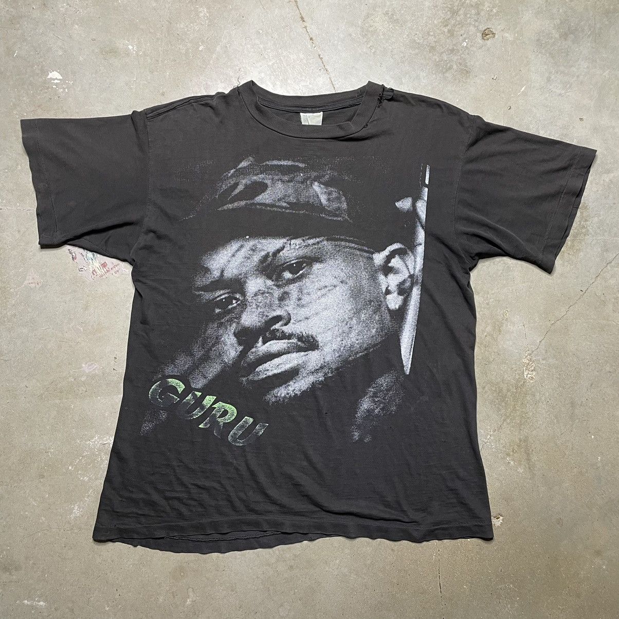 Vintage Vintage Gang Starr Guru Rap Tee Shirt 90s RARE | Grailed, image size:1204x1204