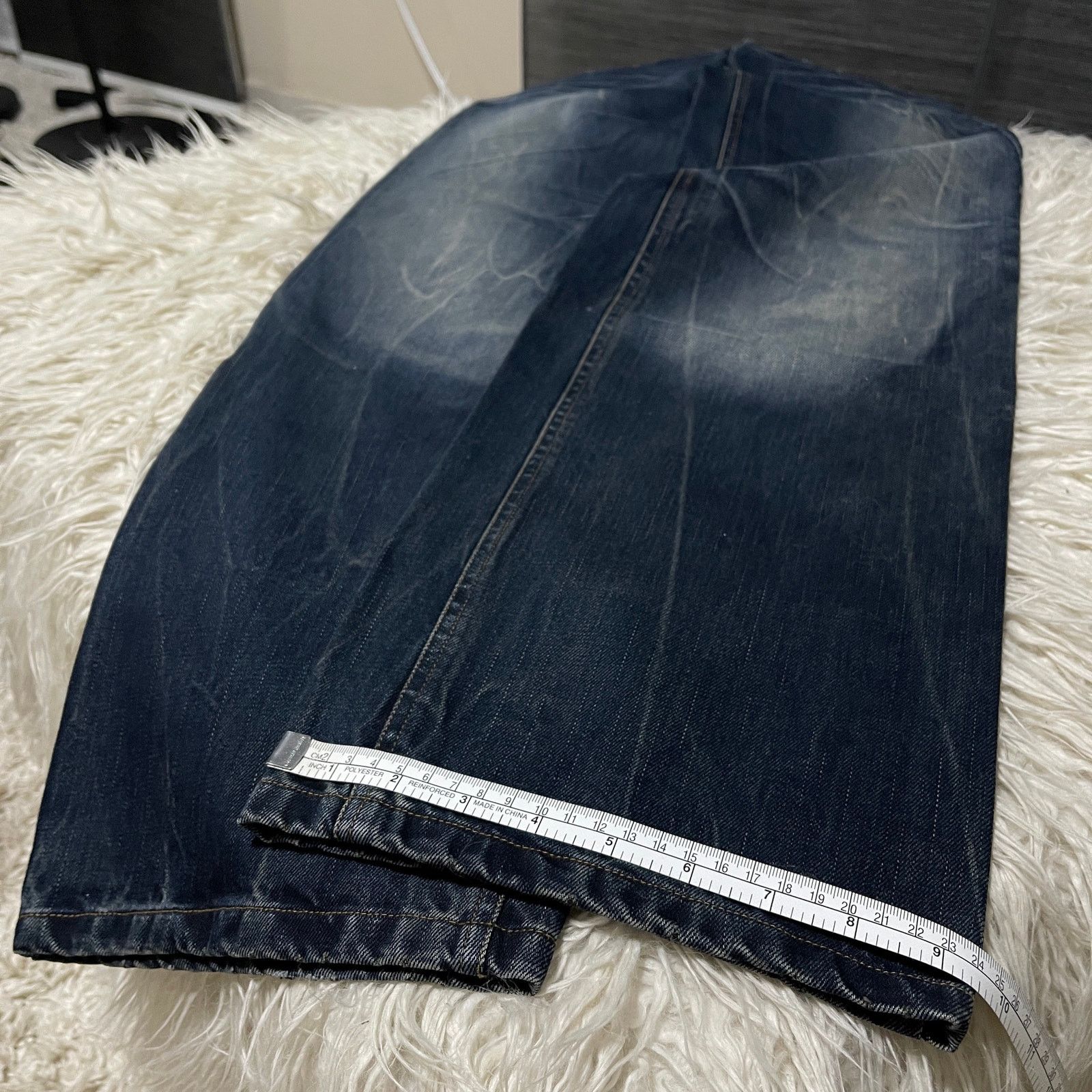 Hysteric Glamour × Japanese Brand × Vintage Vintage Faded Wash Low-rise Denim Jeans Blue size 29 Size 29" - 9 Thumbnail