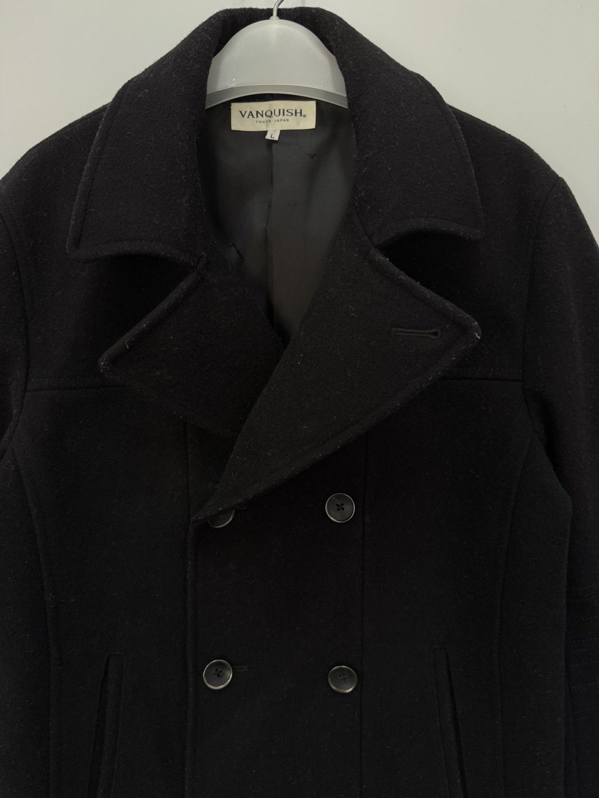 Japanese Brand 🔥 VANQUISH WOOL PEACOAT Size US S / EU 44-46 / 1 - 6 Thumbnail