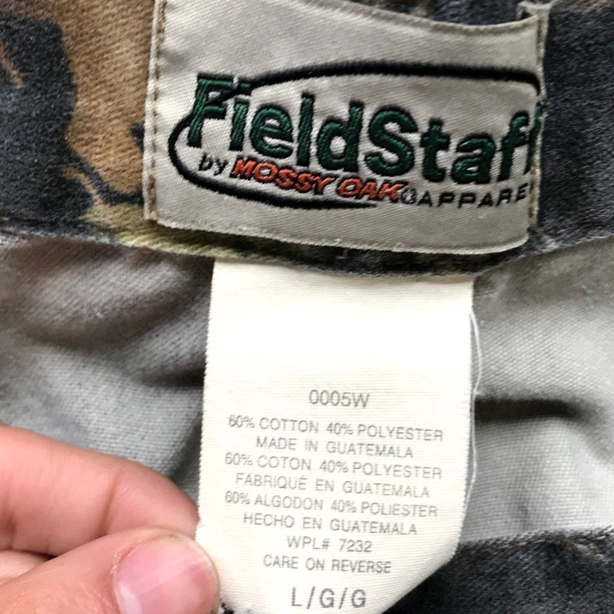 Vintage VINTAGE Mossy Oak Fieldstaff Camouflage Hunting Cargo Pants Mens Large Green Size US 33 - 5 Thumbnail