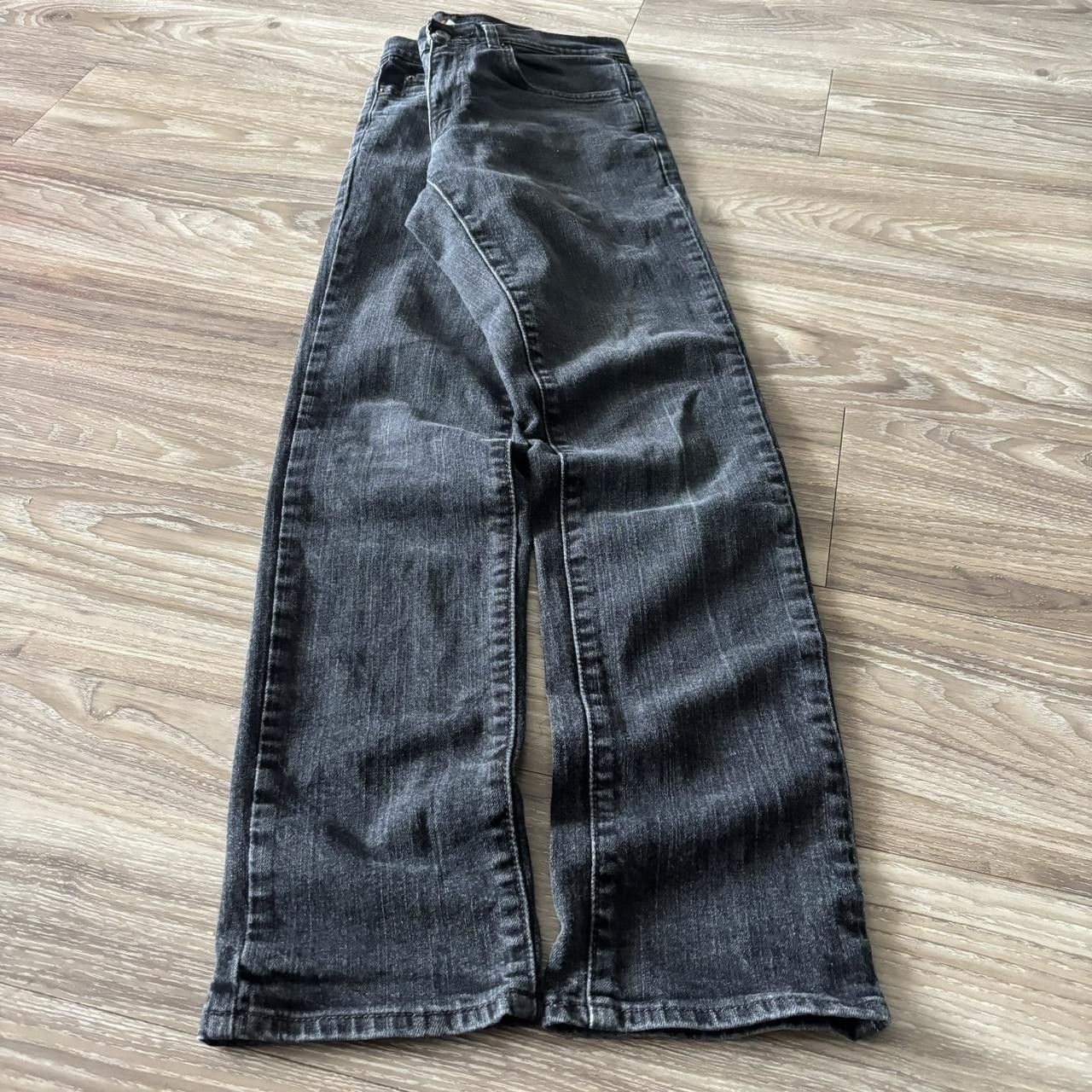 Vintage Crazy Vintage Y2K/2000s Grunge Black Denim Jeans! 30x32 Size US 30 / EU 46 - 3 Thumbnail