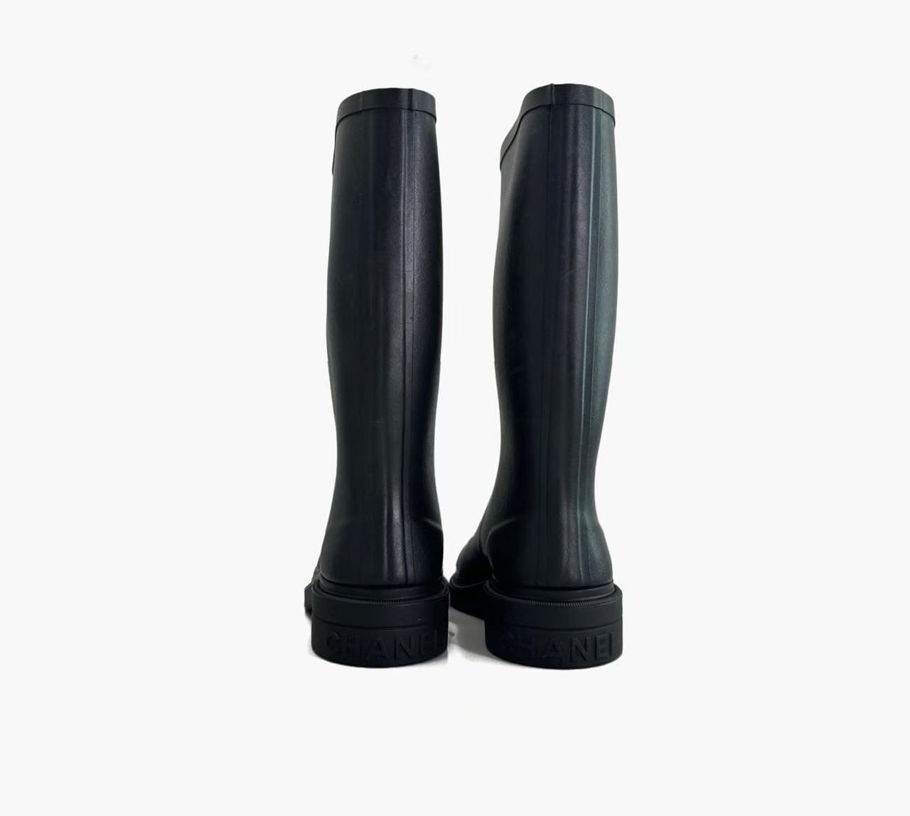 Chanel Chanel Retro Black Boots 38 Women Size US 8 / IT 38 - 2 Thumbnail