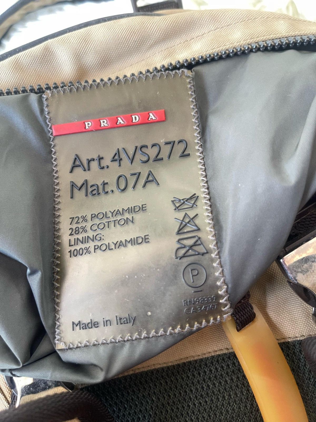 Prada × Vintage 2000s Prada Technical Bag Size ONE SIZE - 24 Thumbnail