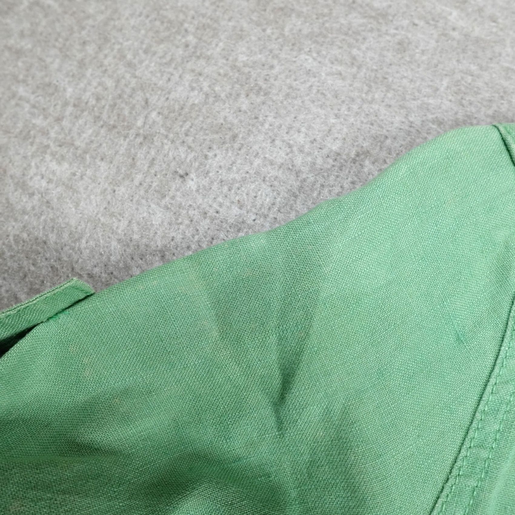 Boden Boden Dress Shirt Dress 8L Green Linen Roll Tab Utility Shirtdress Women Size 8 Knee Length Pockets Casual Size M / US 6-8 / IT 42-44 - 6 Thumbnail