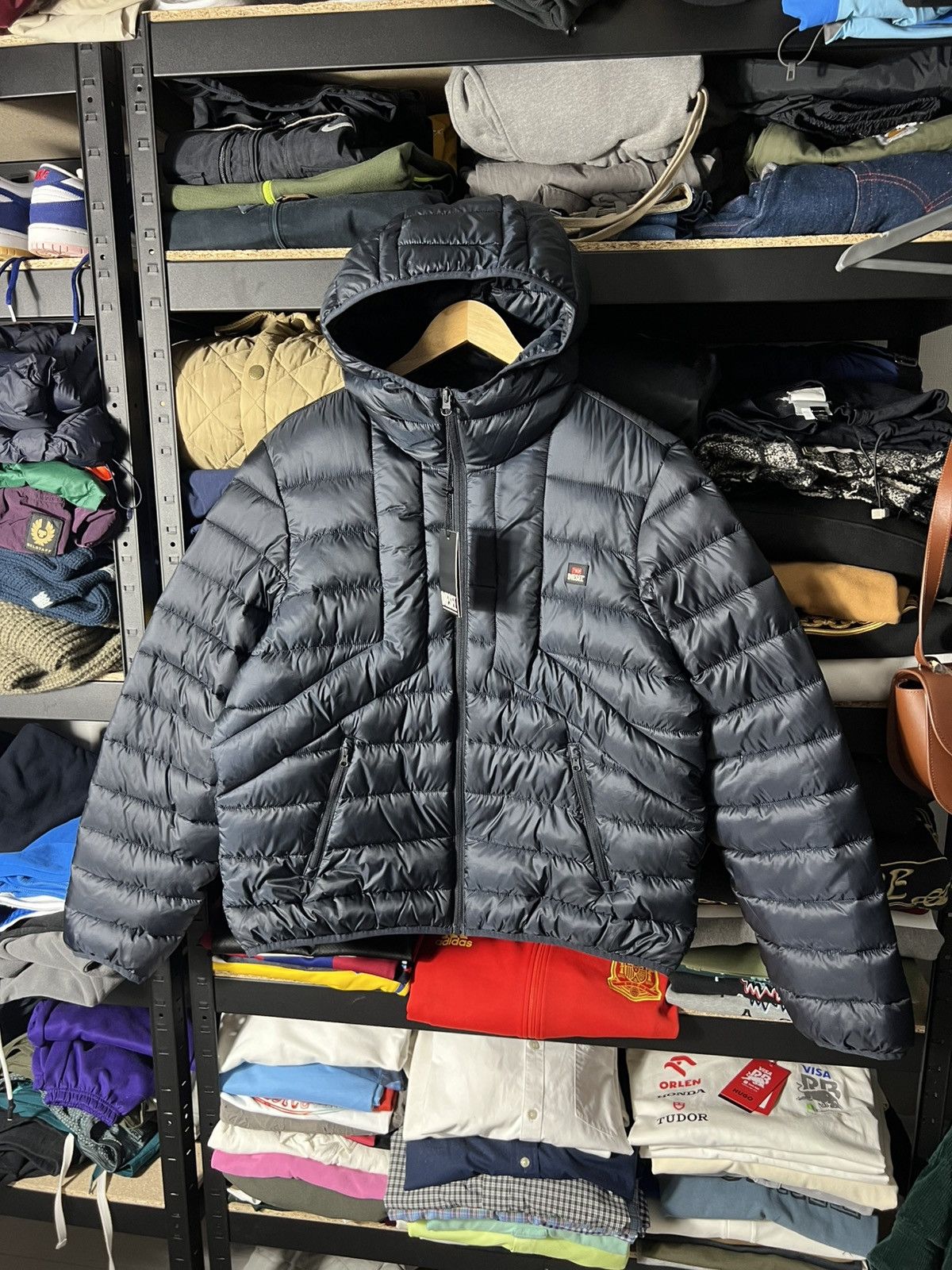 Diesel NWT DIESEL Men’s Jacket Puffer Quilted Hooded Size L Size US L / EU 52-54 / 3 - 1 Thumbnail