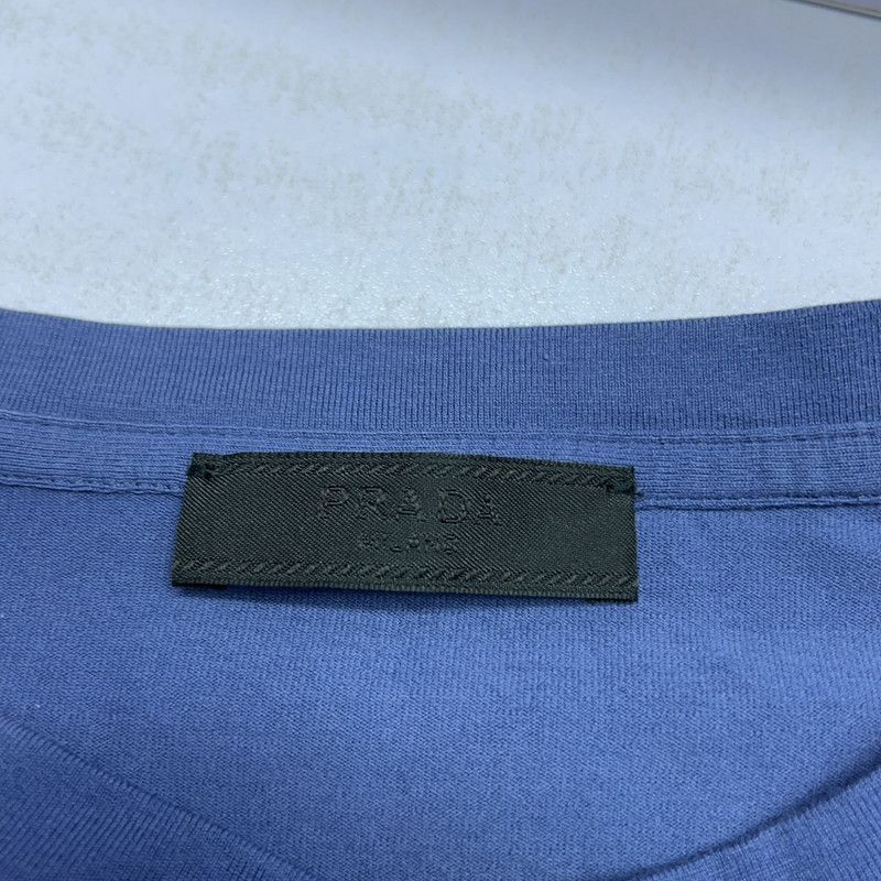 Prada Prada Blue Logo Pocket TShirt-2506 Size US XL / EU 56 / 4 - 4 Thumbnail