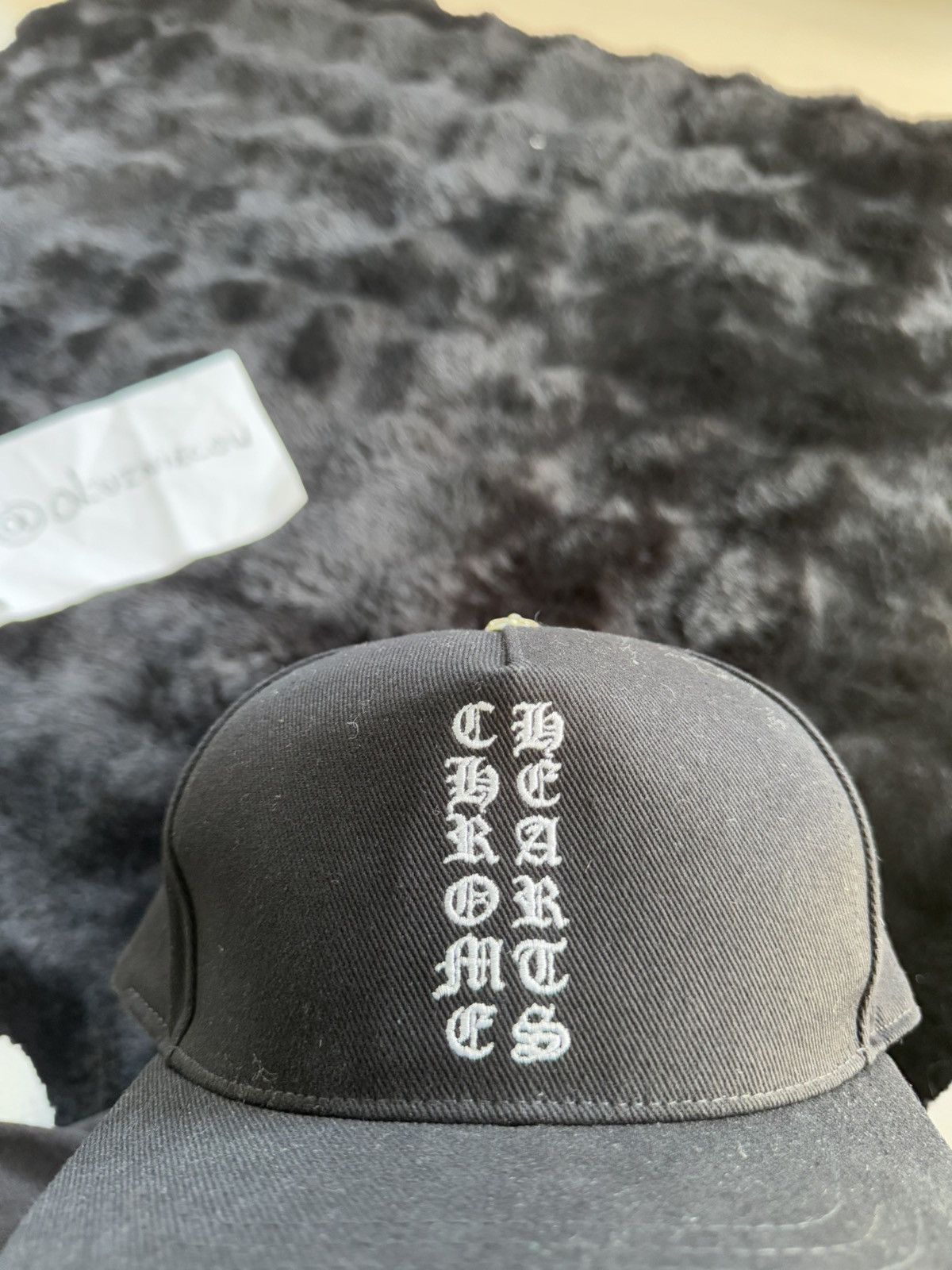 Chrome Hearts Chrome Hearts Scroll Logo Cap Size ONE SIZE - 6 Thumbnail