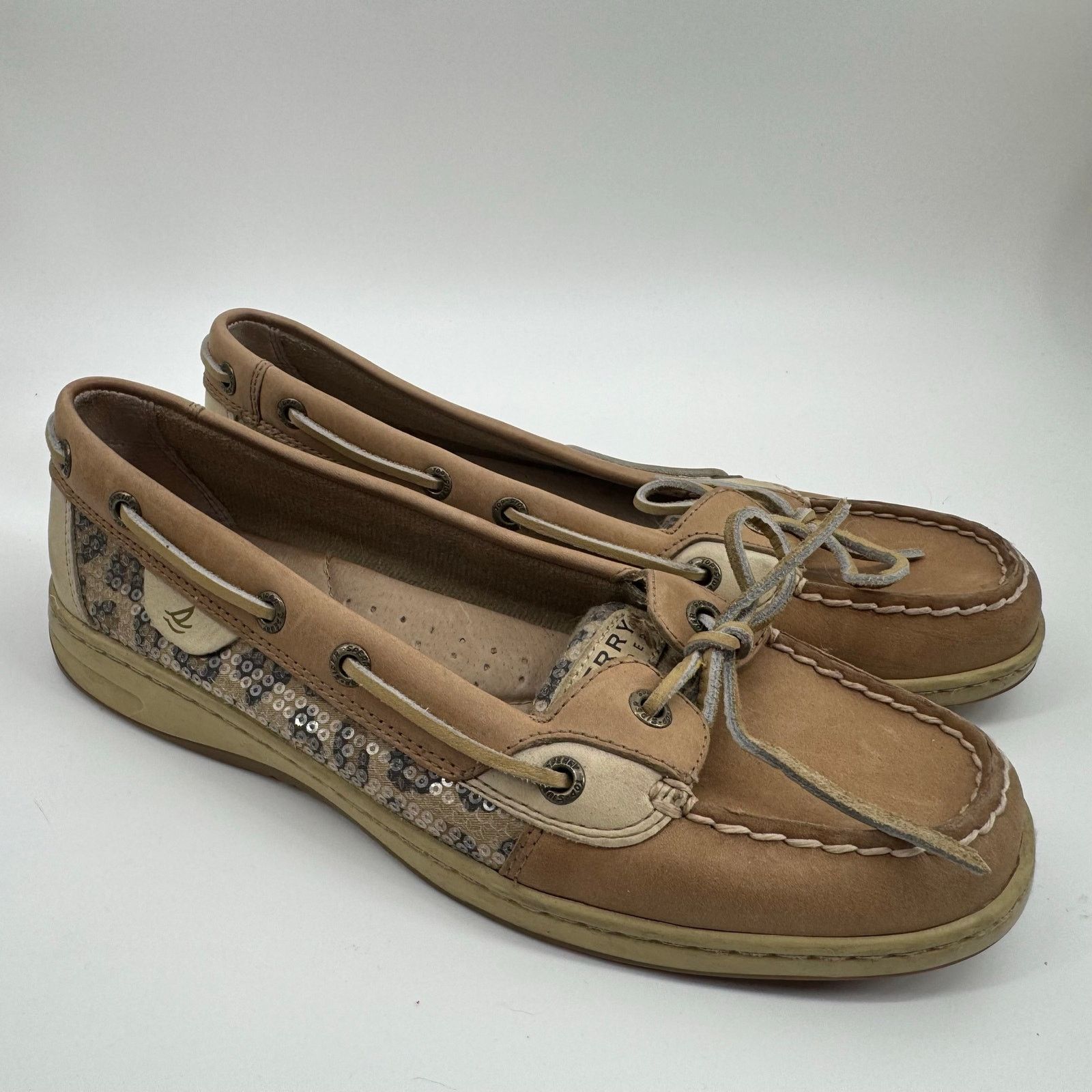 Sperry Sperry Top-Sider Sequin Leopard Boat Shoes 8.5 Size US 8.5 / IT 38.5 - 1 Thumbnail