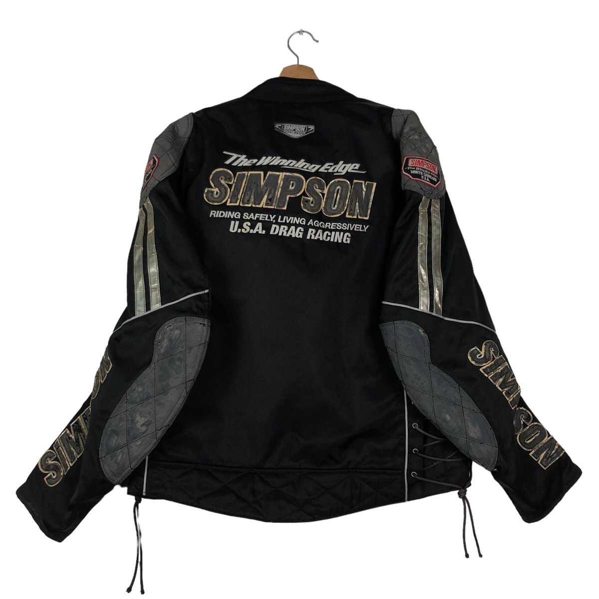 Hein Gericke 🔥Vintage Racing Motorcross Jacket Full Patch Simpson USA Size US L / EU 52-54 / 3 - 8 Thumbnail