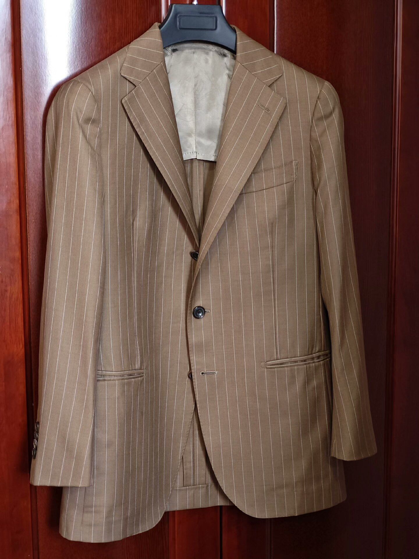 Holland & Sherry Custom Holland Sherry Wool Suit Size US S / EU 44-46 / 1 - 1 Thumbnail