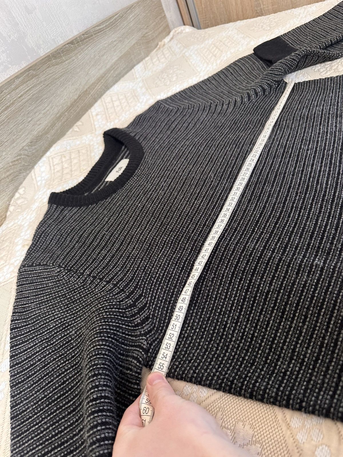 Folk 🔥 Folk Wool Blend Striped Knitted Sweater Pullover Mens Y2K Size US L / EU 52-54 / 3 - 8 Thumbnail