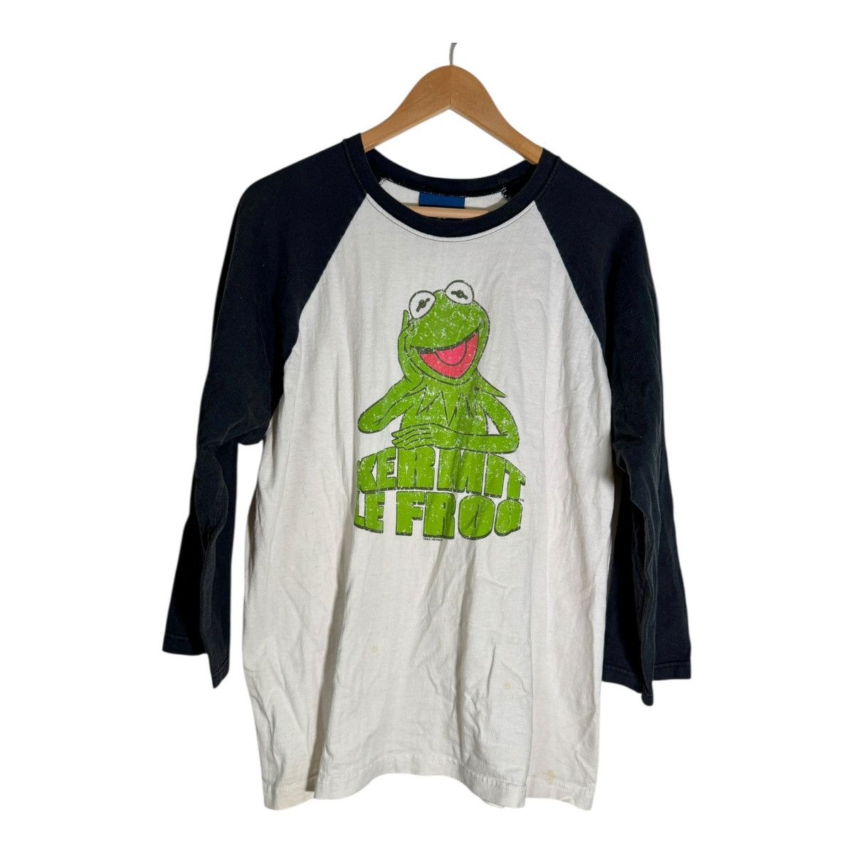 Other Vintage 2004 Y2K Kermit Le Frog French 3/4 Sleeve Raglan Tee Size US XL / EU 56 / 4 - 1 Thumbnail