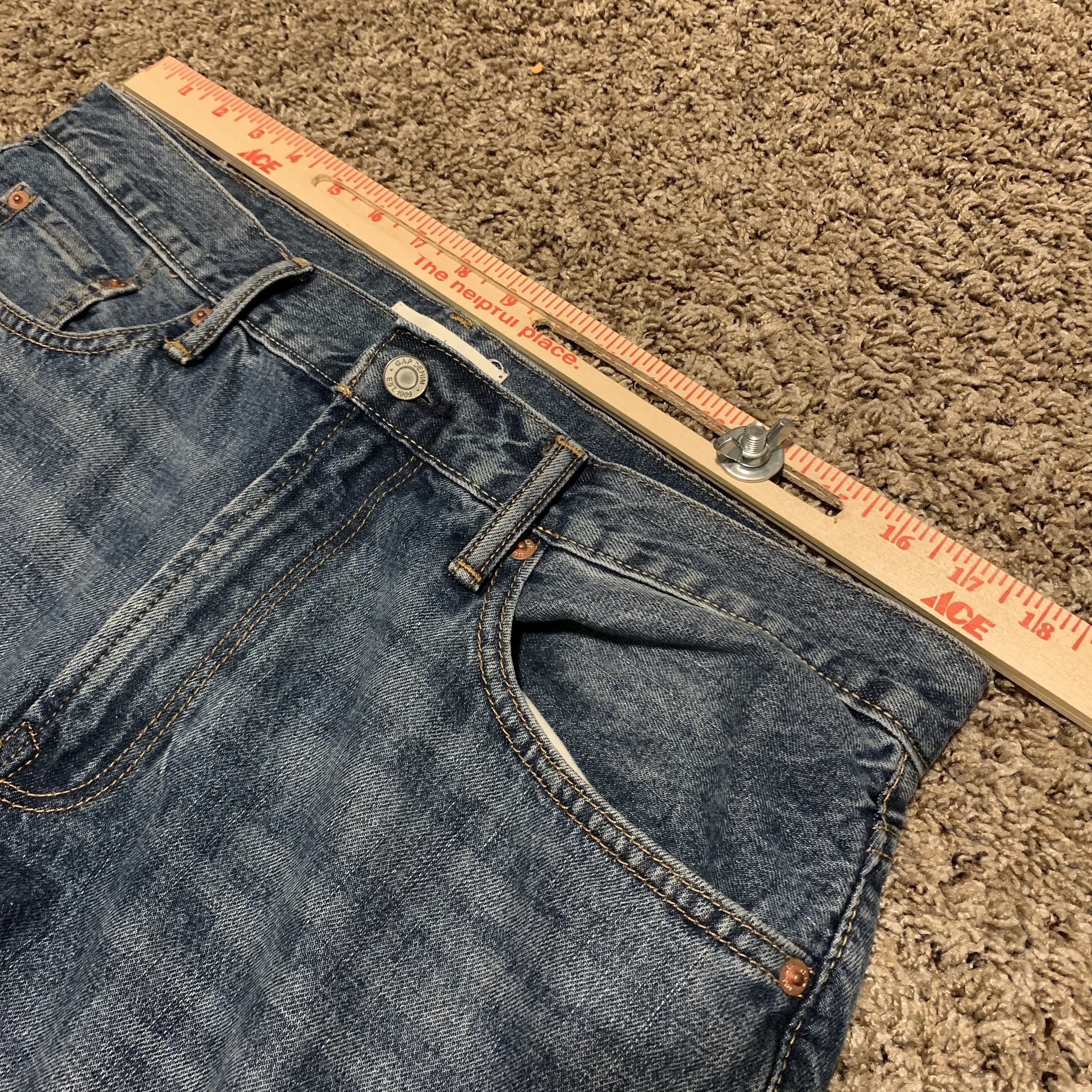 Gap GAP WIDE LEG RELAXED FIT JEANS Size US 33 - 8 Thumbnail