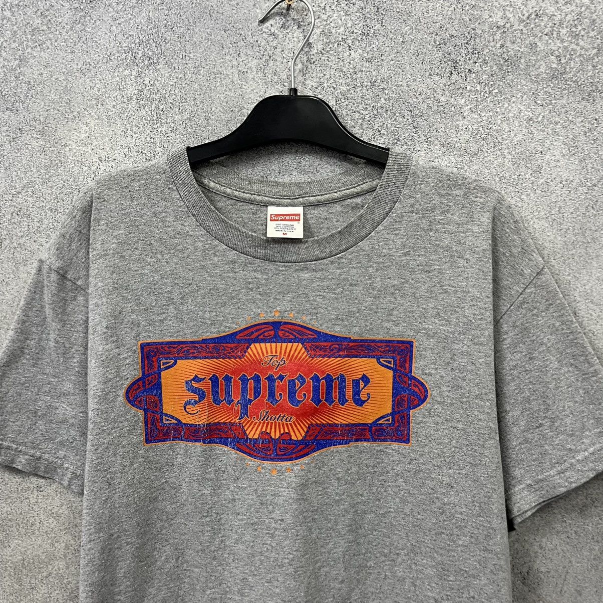 Supreme Supreme T-Shirt Big Logo Grey Size US M / EU 48-50 / 2 - 4 Thumbnail