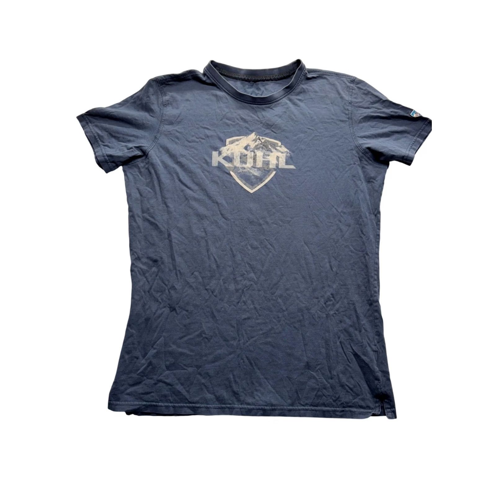 Vintage Kuhl Womens T-Shirt Navy Blue Organic Cotton Graphic Design Size M Size M / US 6-8 / IT 42-44 - 2 Thumbnail