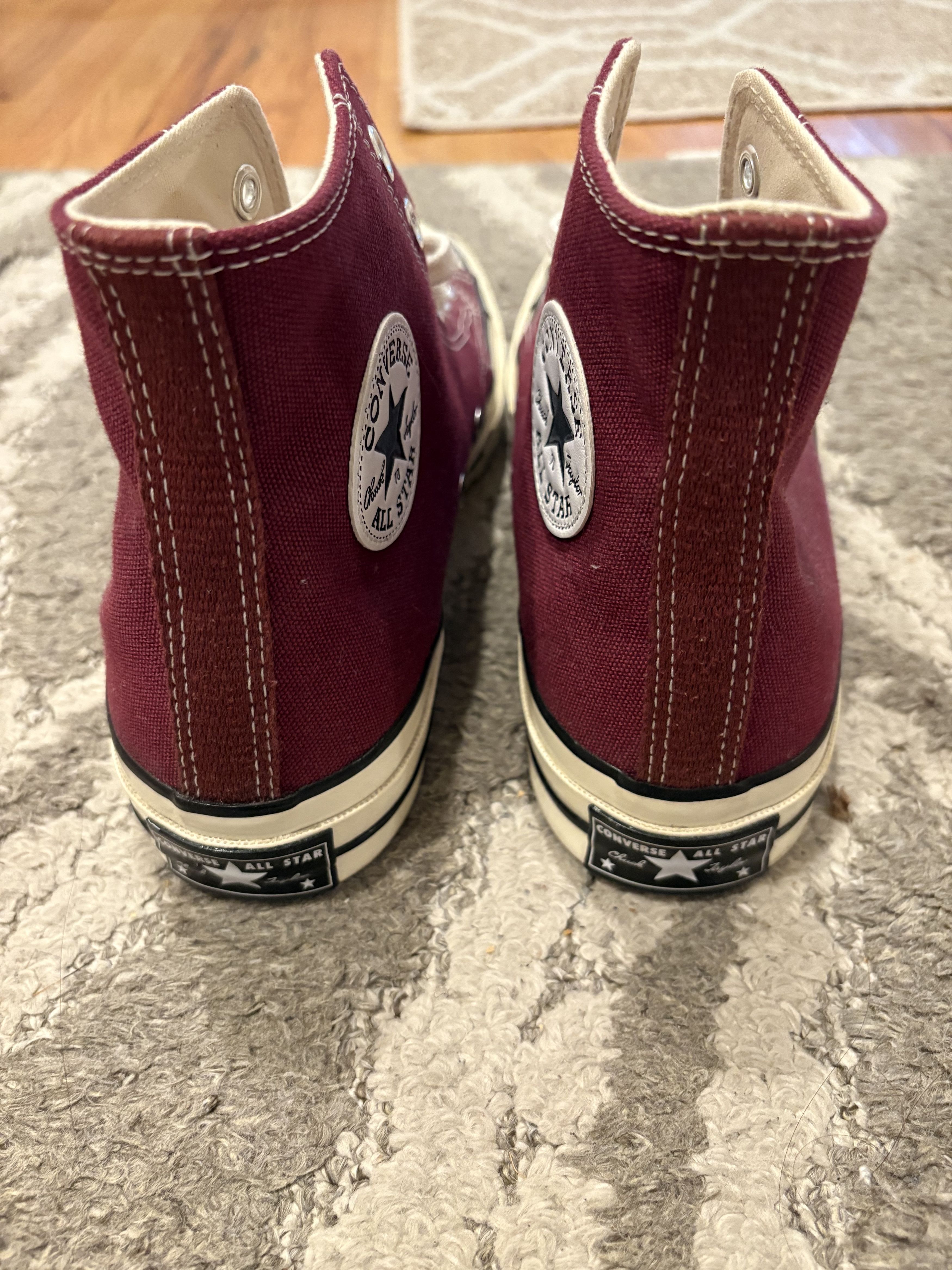 Converse Chuck Taylor All Star Canvas Hi Tops Size 8 Burgundy Size US 8 / EU 41 - 4 Thumbnail