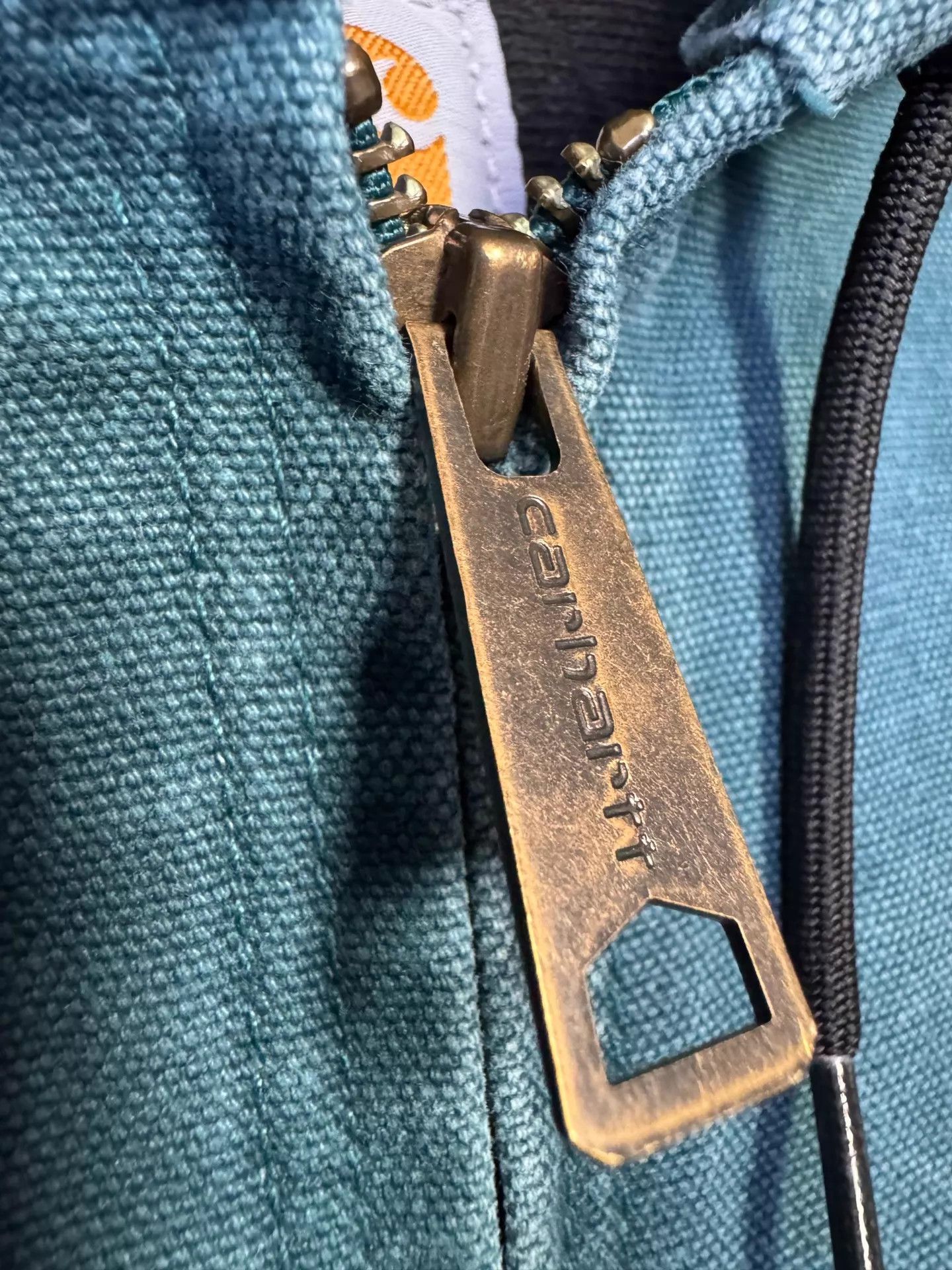 Carhartt Carhartt WJ130 Vintage Hooded Work Jacket Lake Blue XXL Size US XXL / EU 58 / 5 - 8 Thumbnail