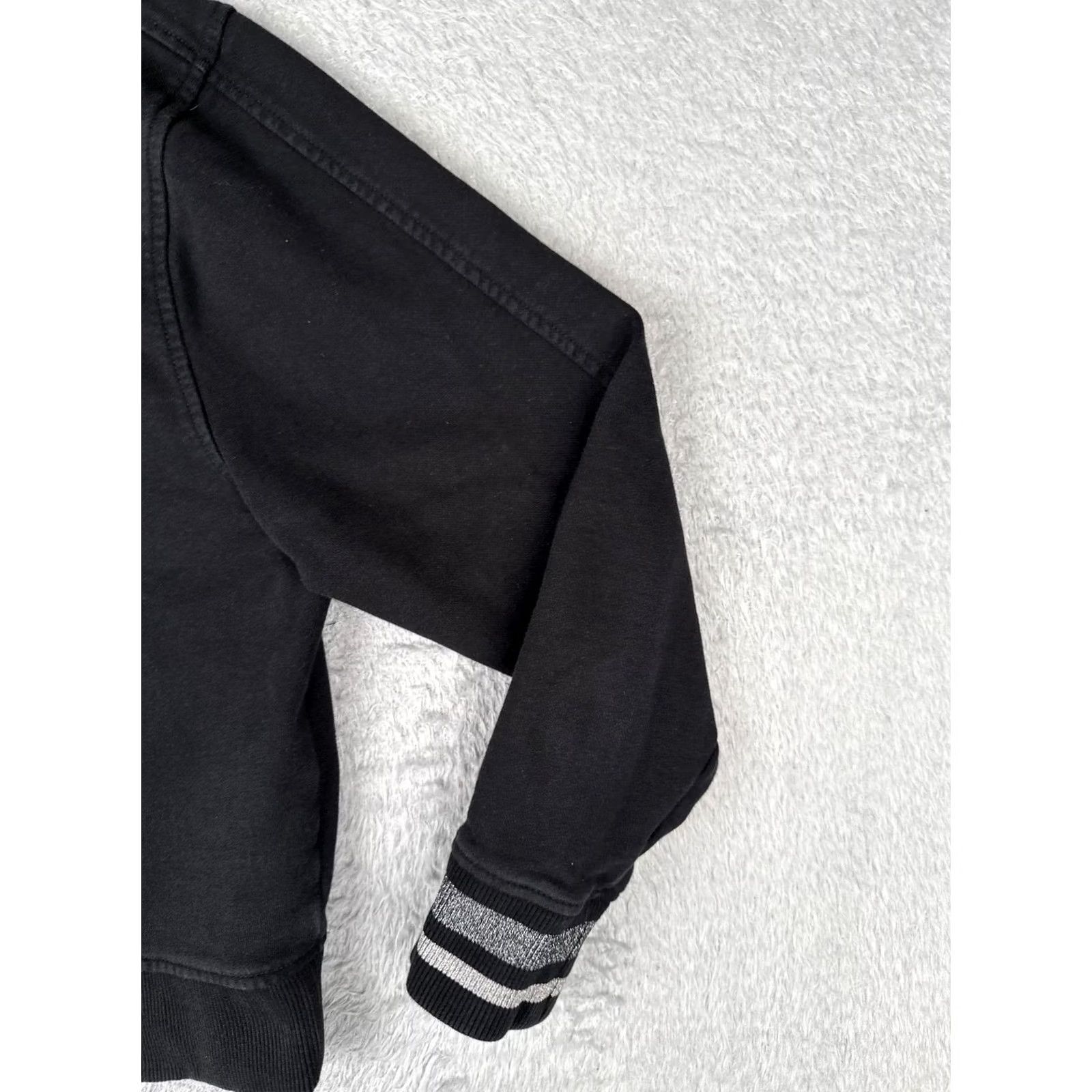 Tommy Hilfiger Tommy Hilfiger Sweater Womens L Black Mock Neck Pullover Embroidered Logo Cuff Jersey Knit Pullover Size L / US 10 / IT 46 - 2 Thumbnail