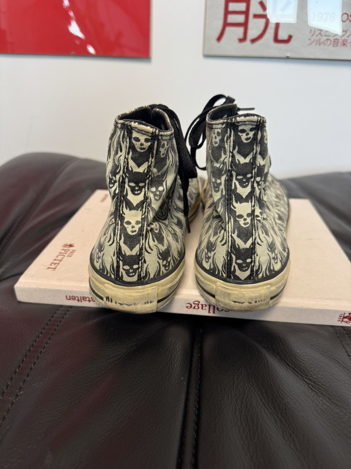 Converse Vintage Converse Chuck Taylor Devil High Top Avant Garde Size US 9.5 / EU 42-43 - 3 Thumbnail
