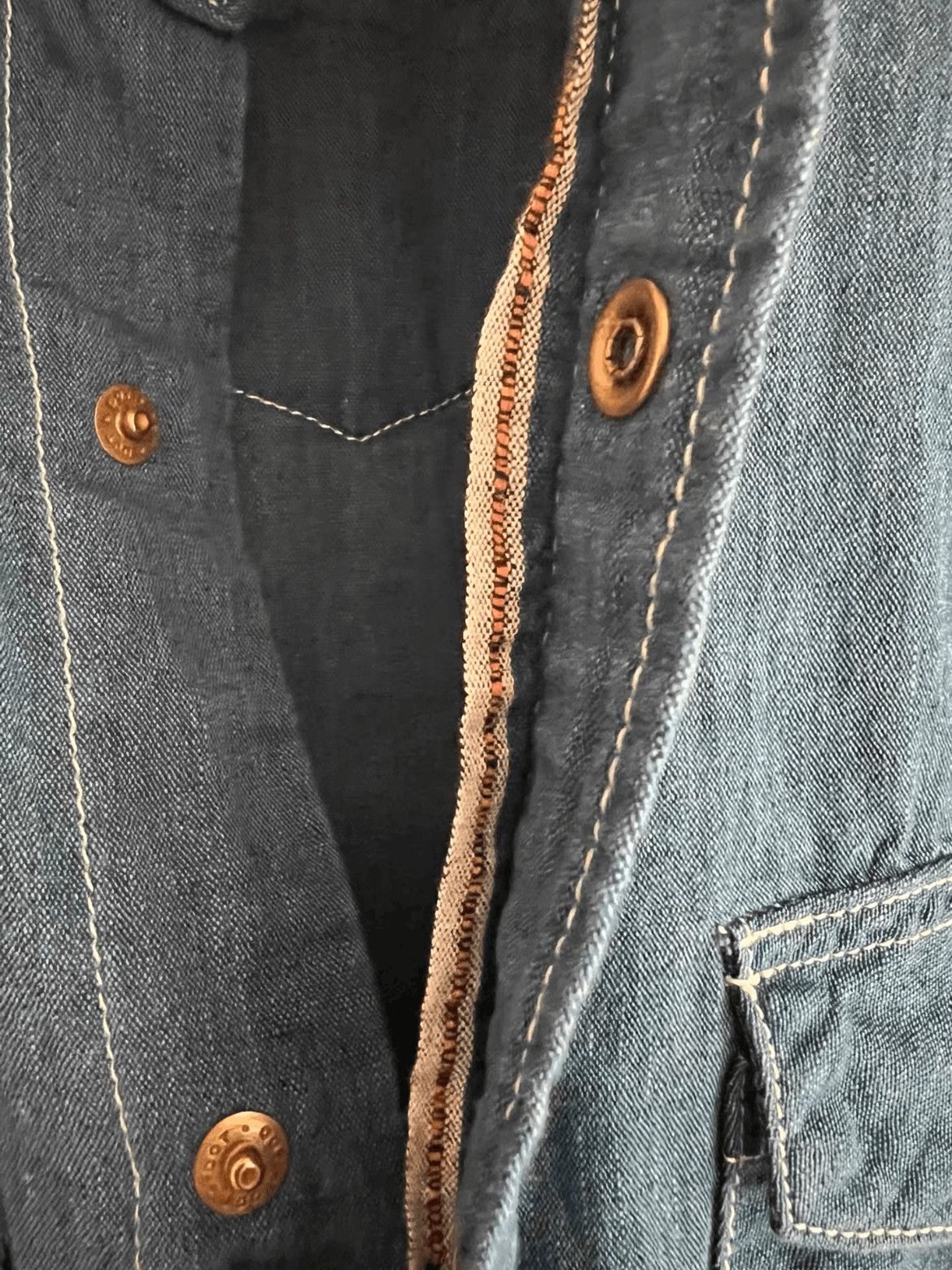 Visvim Sz 2 Visvim 15SS Indigo Dye Patch Shirt Size US M / EU 48-50 / 2 - 9 Thumbnail