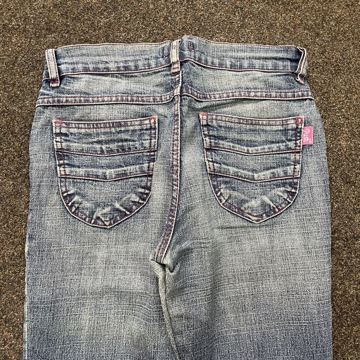 Vintage Vintage Y2K Baggy Wide Leg Jeans Sun Faded Skater 90s Logo Size 32" / US 10 / IT 46 - 3 Thumbnail