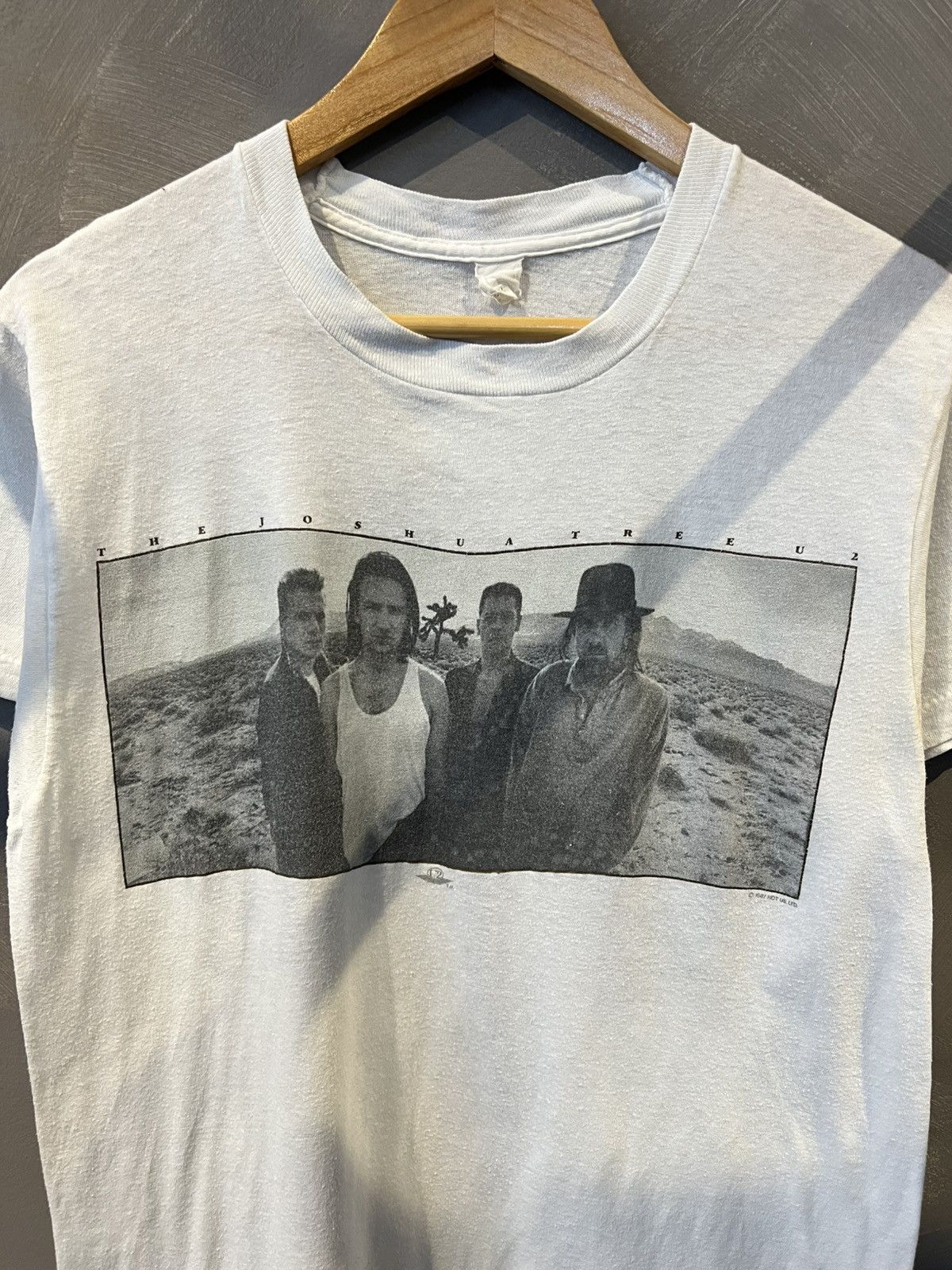 Band Tees × Vintage Vintage 80’s U2 The Joshua Tree Tour 1987 Tee Size US M / EU 48-50 / 2 - 2 Thumbnail