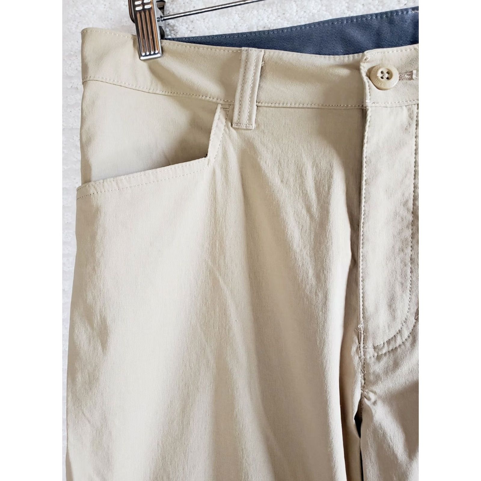 Eddie Bauer Eddie Bauer Mens Convertible Tech Pants Pants 32x30 Khaki Tan Stretch Pockets 5-Pocket Regular Straight Beige Mens Size US 32 / EU 48 - 3 Thumbnail
