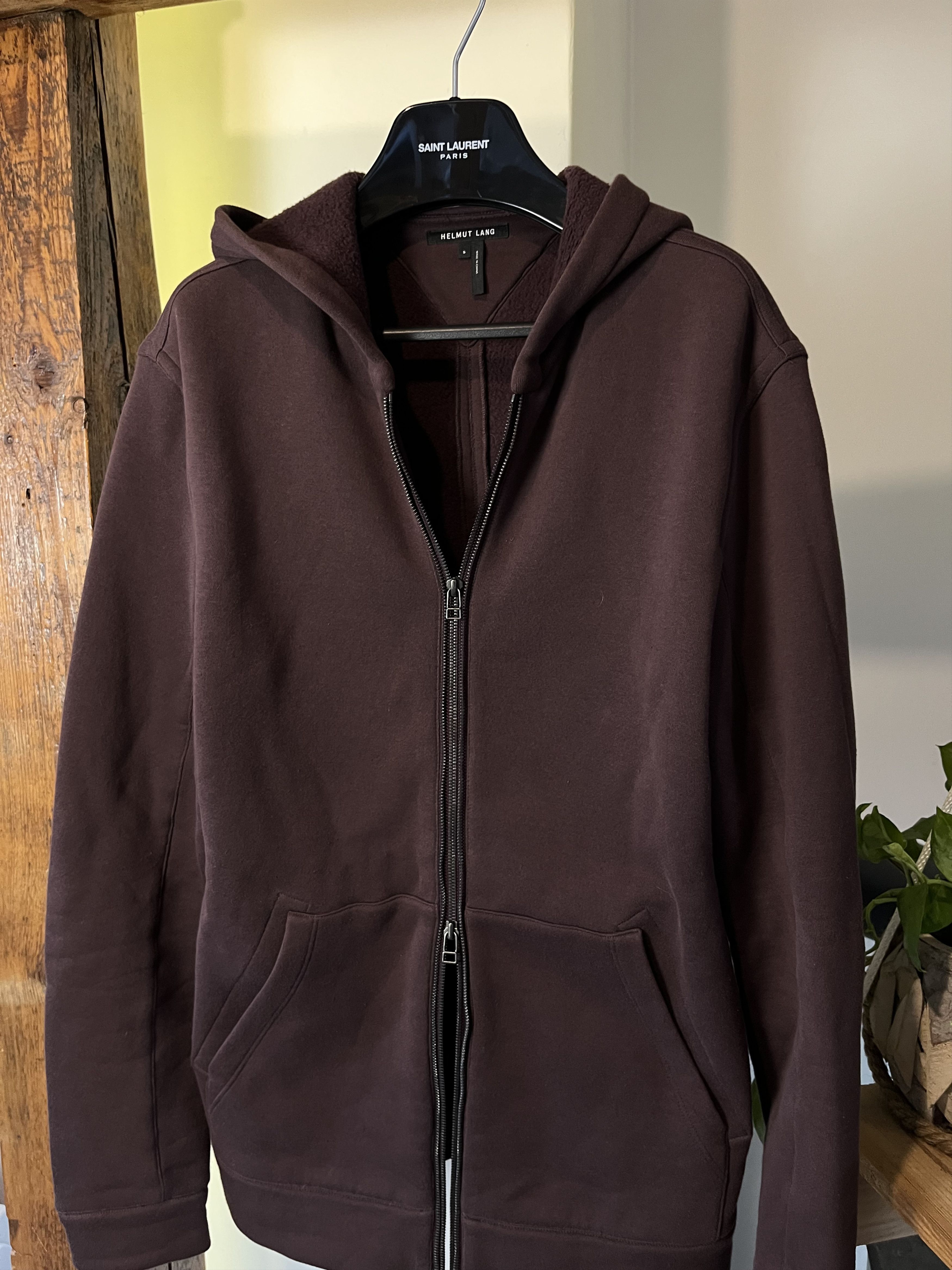 Helmut Lang Helmut Lang Double Two Way Zip Cotton Fleece Hoodie Size US S / EU 44-46 / 1 - 3 Thumbnail