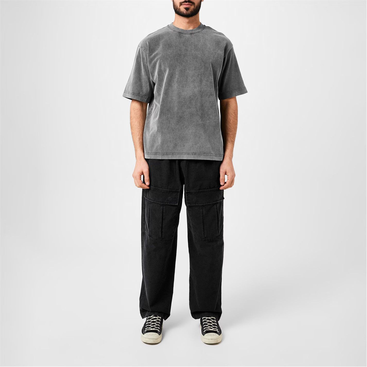Acne Studios o1g2r1mq0825 Prudento Cargo Trousers in Black Size US 32 / EU 48 - 5 Thumbnail