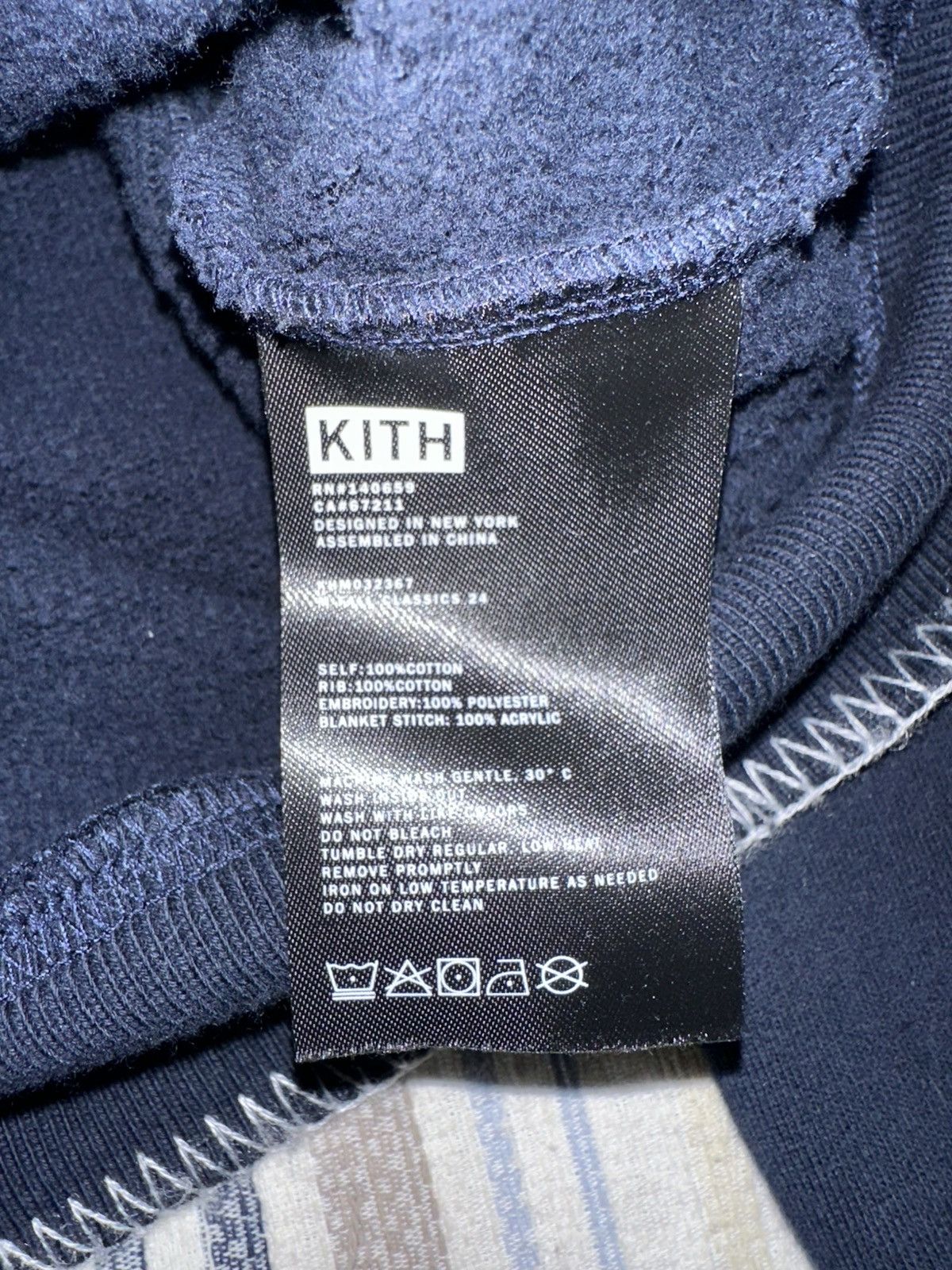 Kith Kith Panelled Nelson Hoodie ‘Dark Blue’ Size US M / EU 48-50 / 2 - 4 Thumbnail