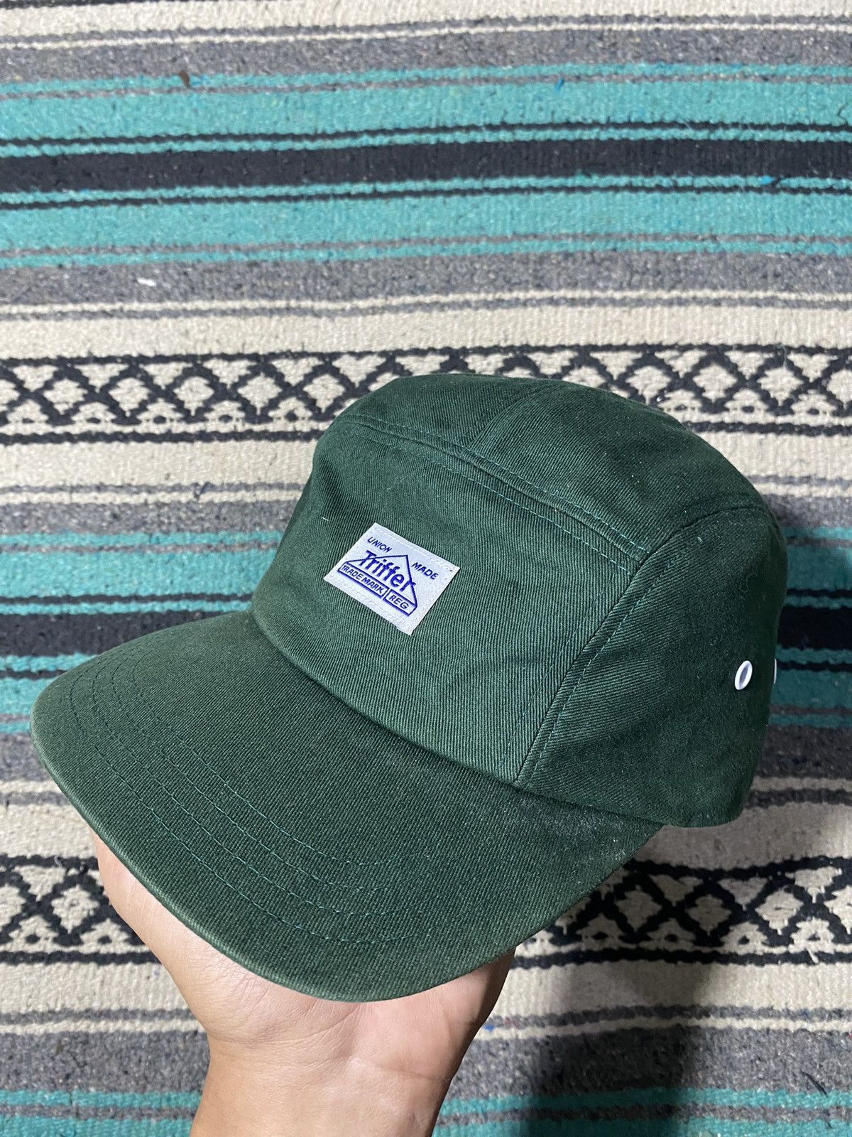 Vintage Triffer Union Made 5 Panel Cap Size ONE SIZE - 1 Thumbnail